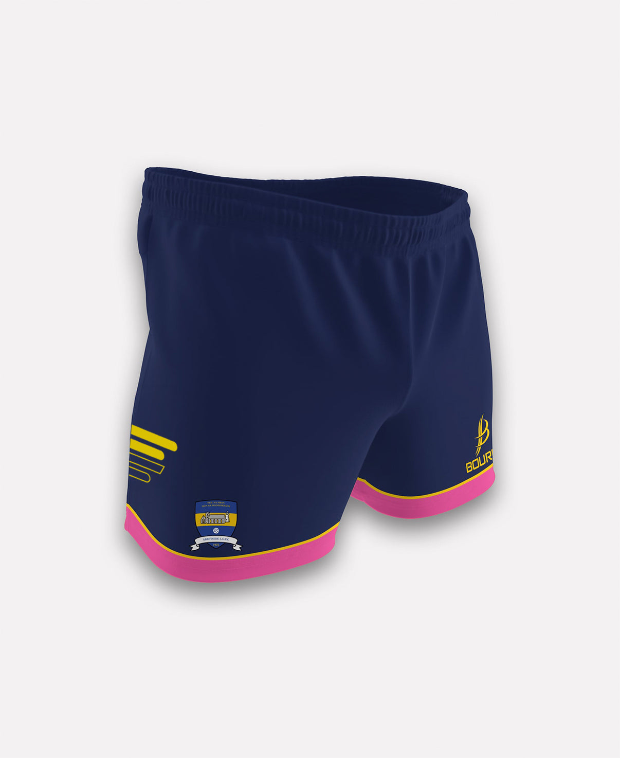 Abbeyside G4M&O CORE Shorts (Navy/Pink/Amber)