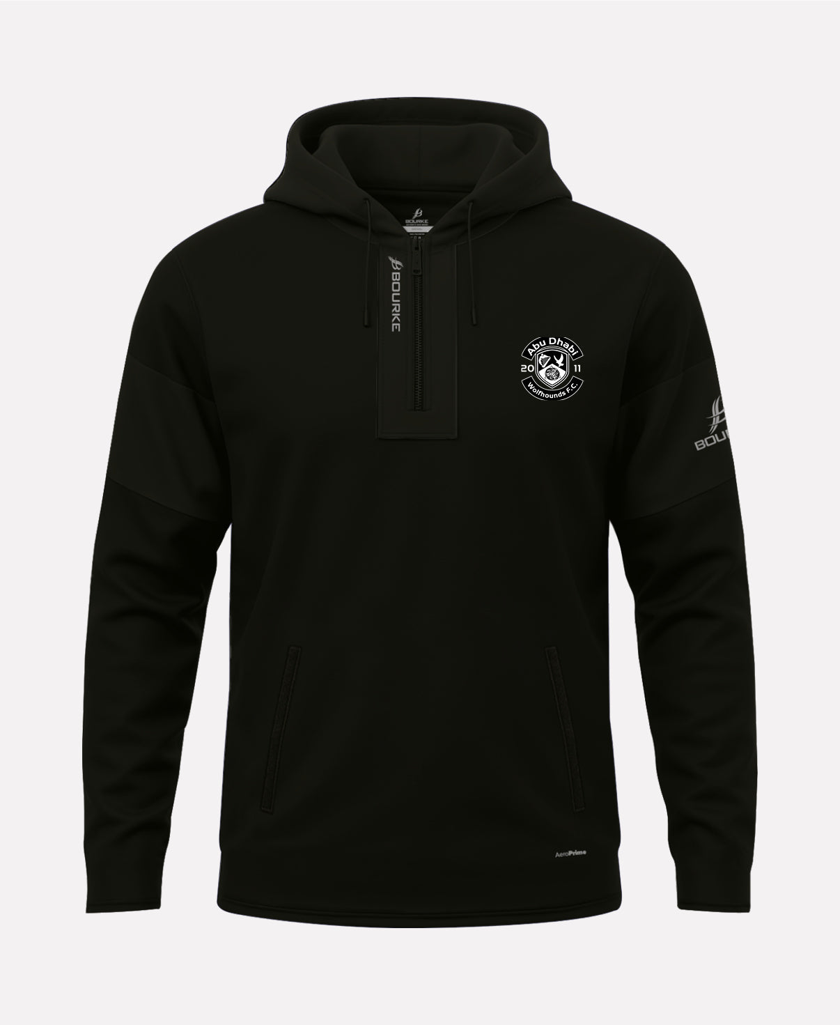 Abu Dhabi Wolfhounds TEASRA Half Zip Hoodie (Black)