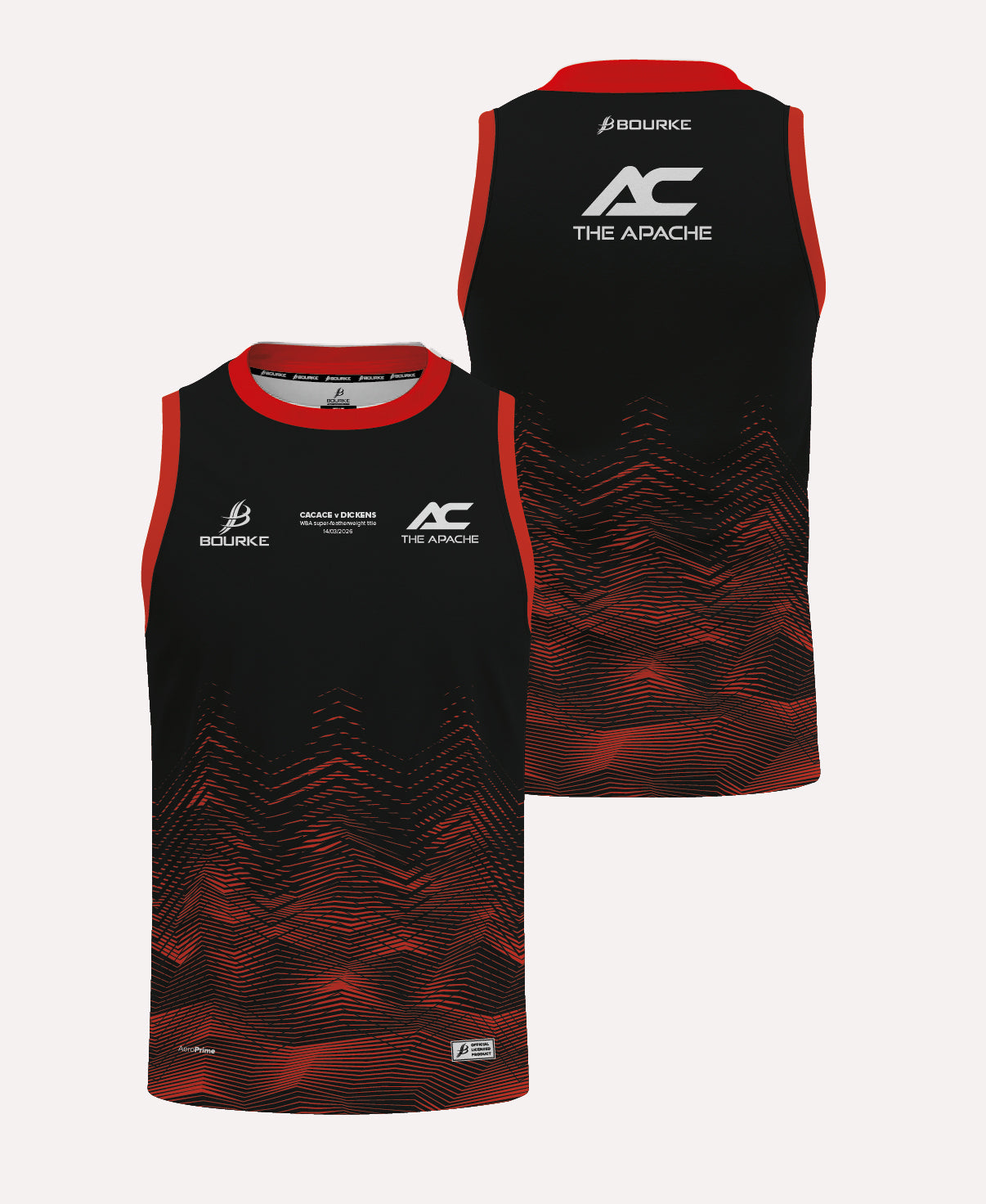 Team Cacace Singlet (Black/Red)