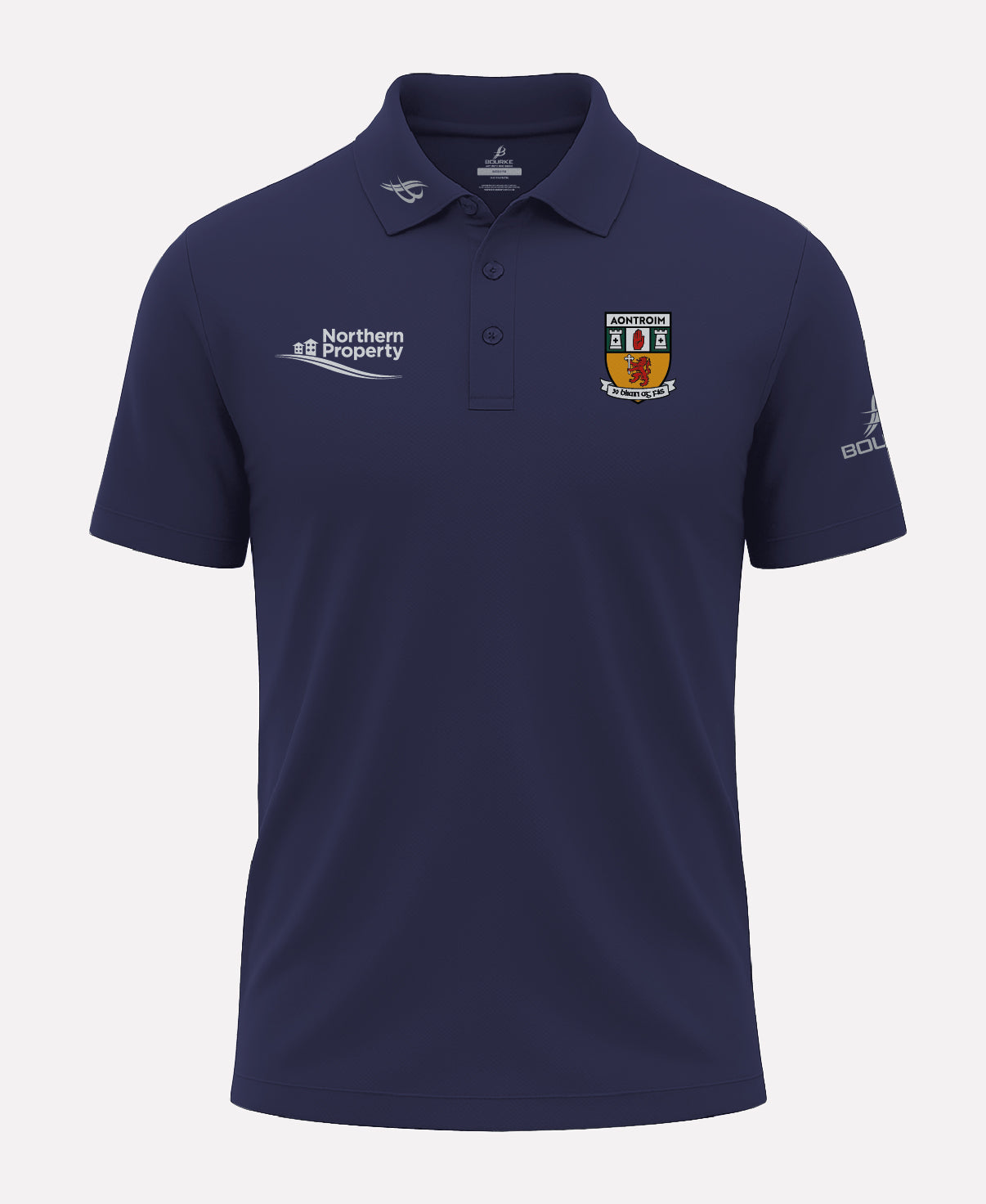 Antrim LGFA Senior FORTIS Polo Shirt (Navy)