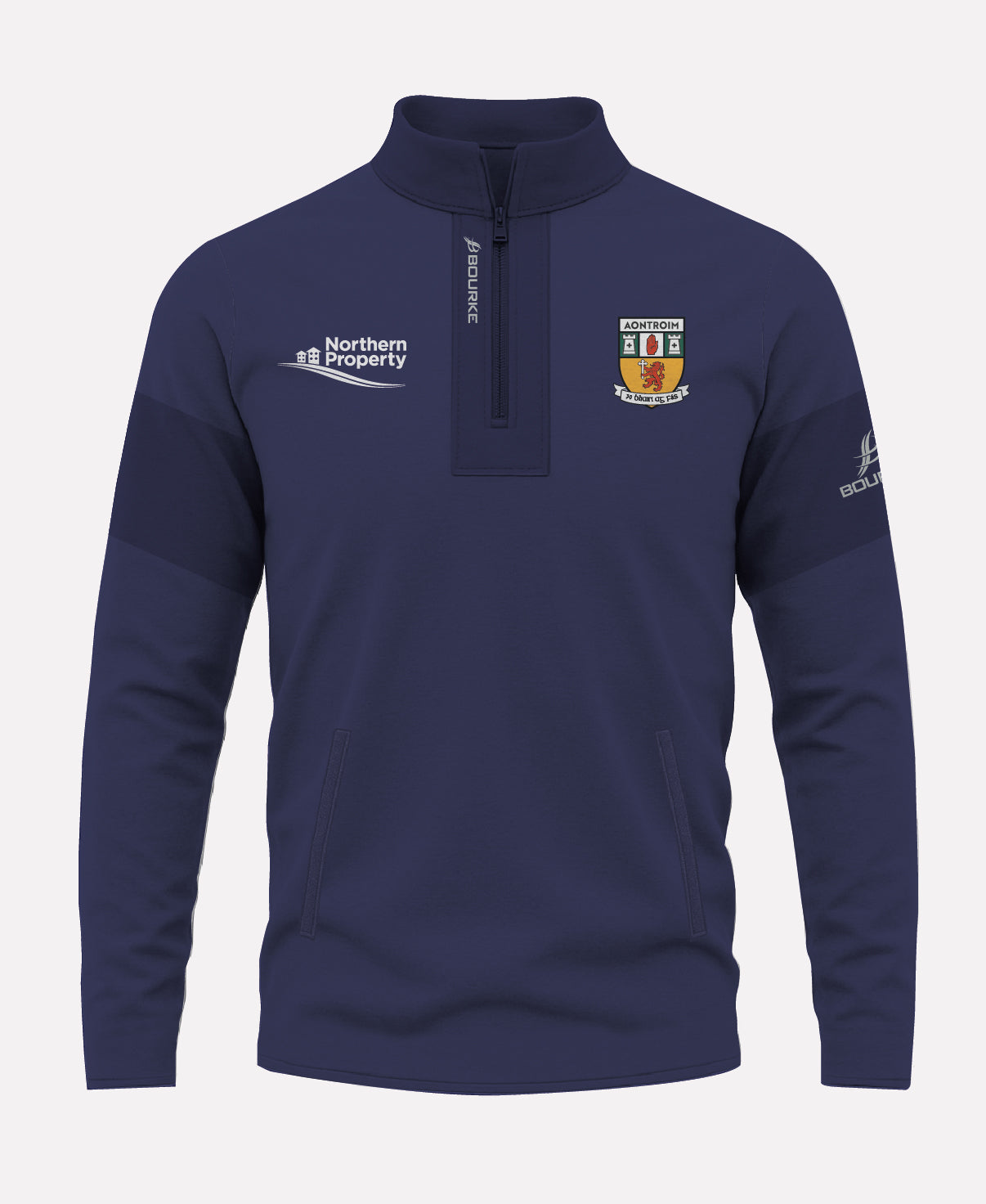 Antrim LGFA Senior TEASRA Half Zip (Navy)