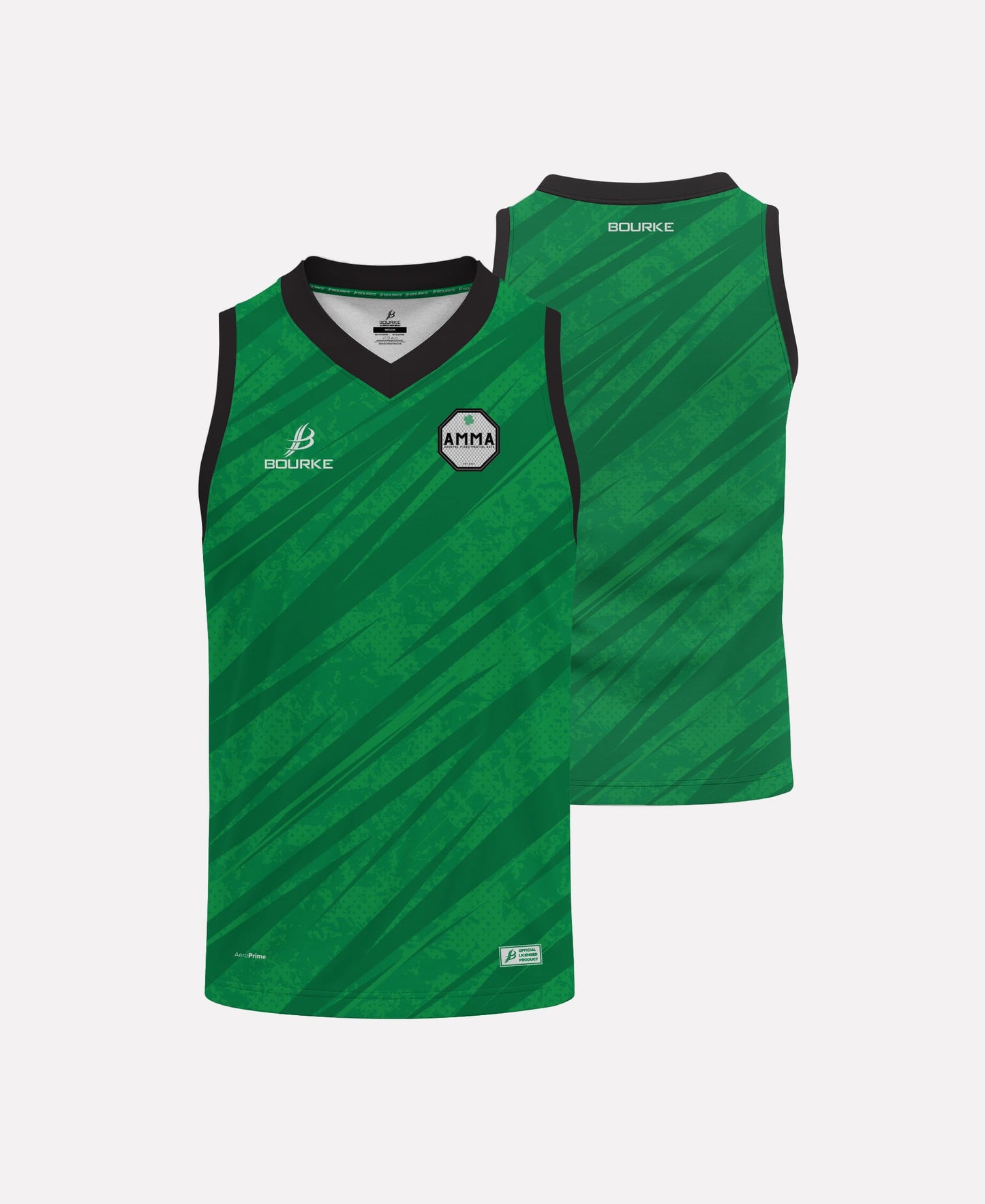 Ardoyne MMA Singlet (Green/Black)