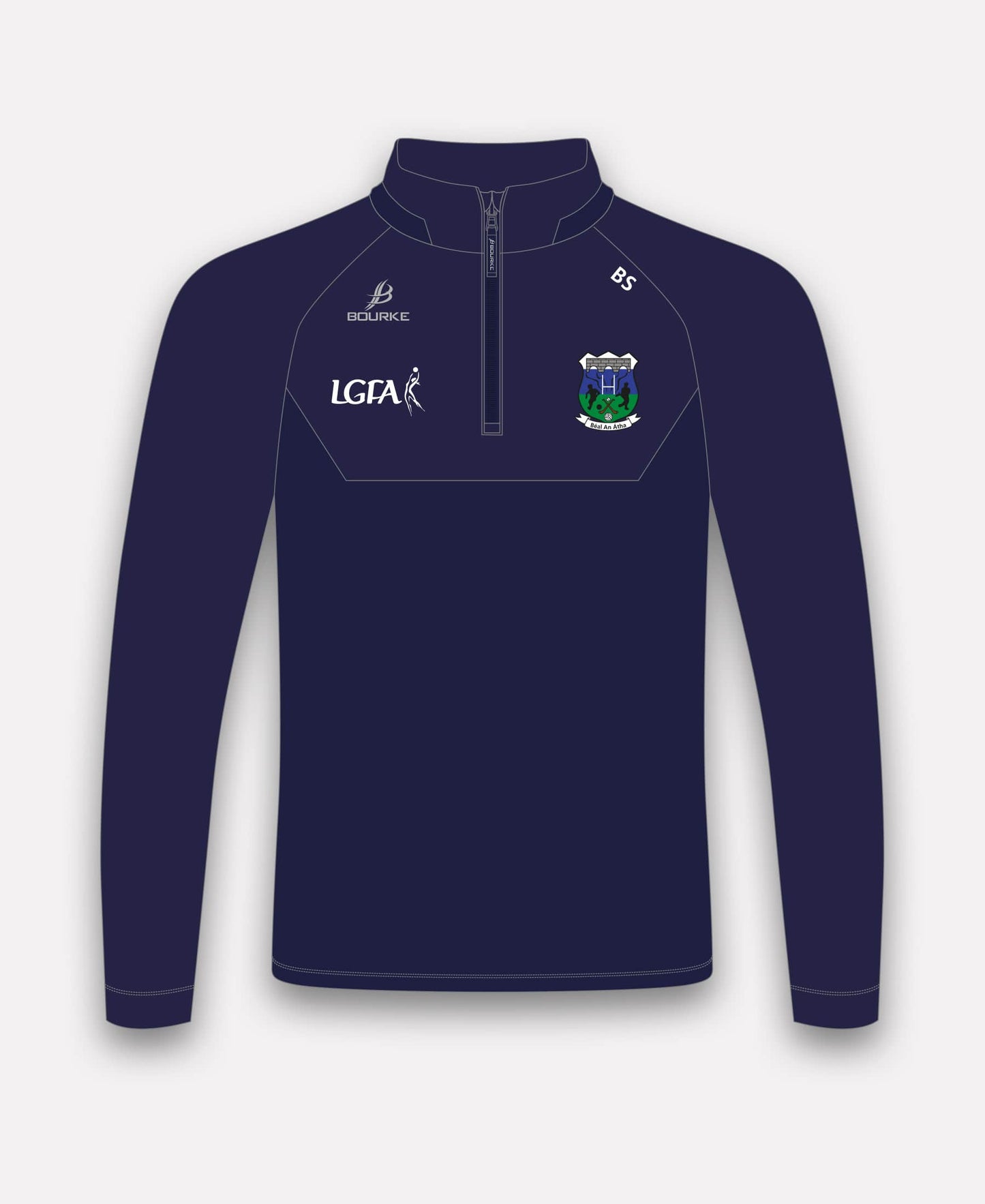 Ballina LGFA BARR Half Zip (Navy)