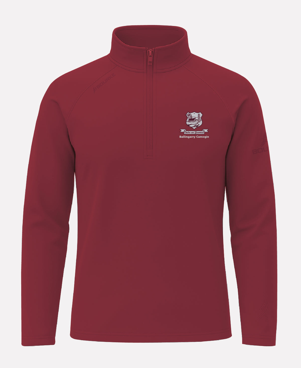 Ballingarry Camogie CORE Half Zip (Maroon)