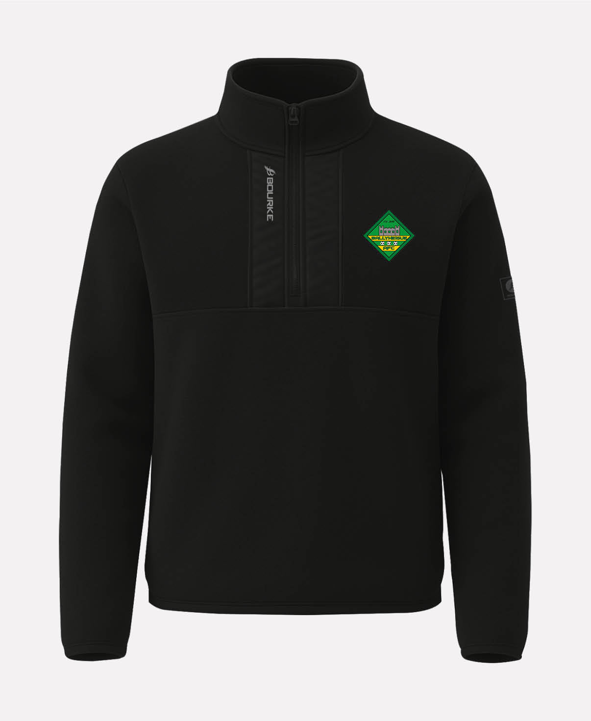 Ballyheigue Athletic FC TEASRA Half Zip Fleece (Black)