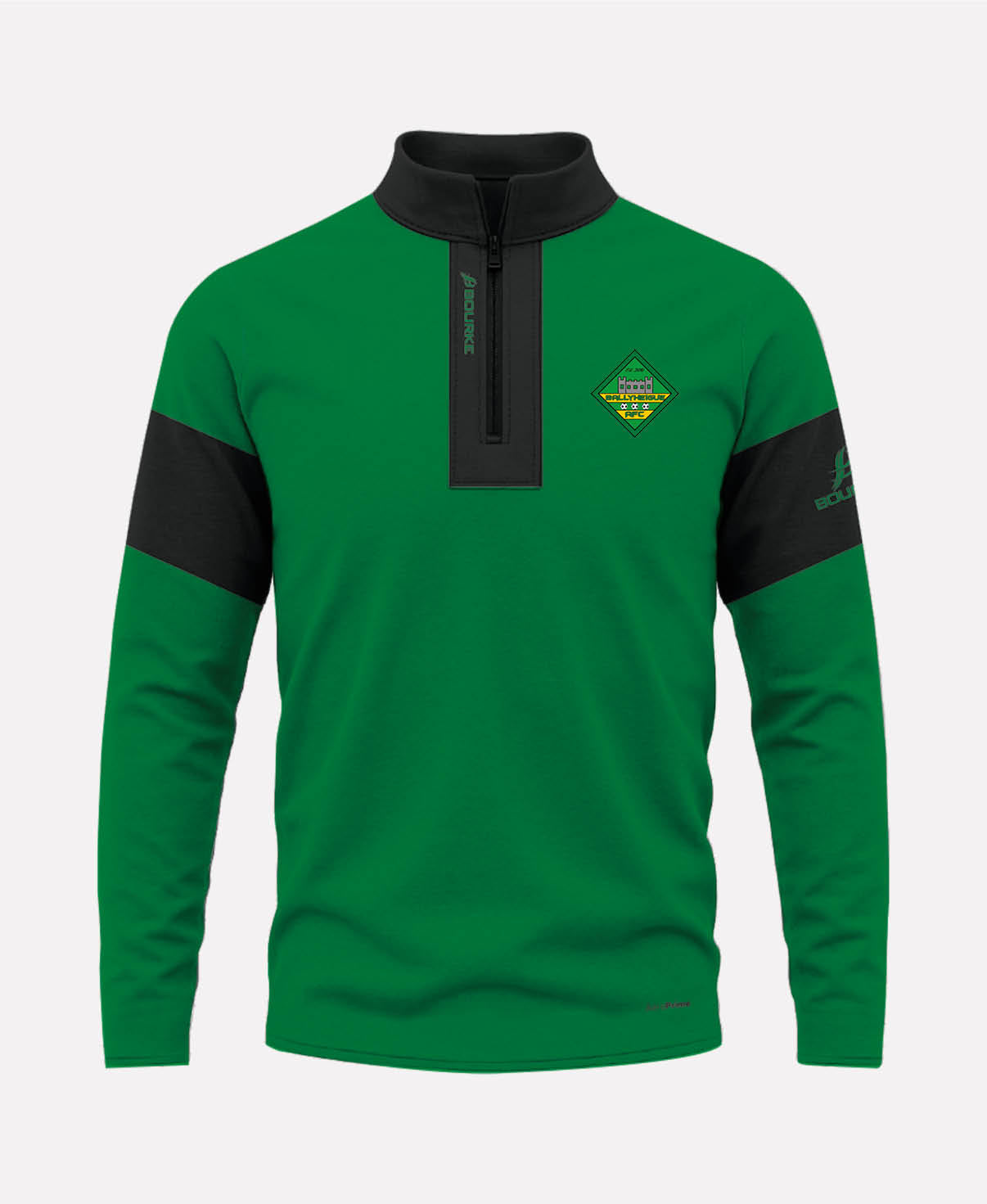 Ballyheigue Athletic FC TEASRA Half Zip (Black/Green)