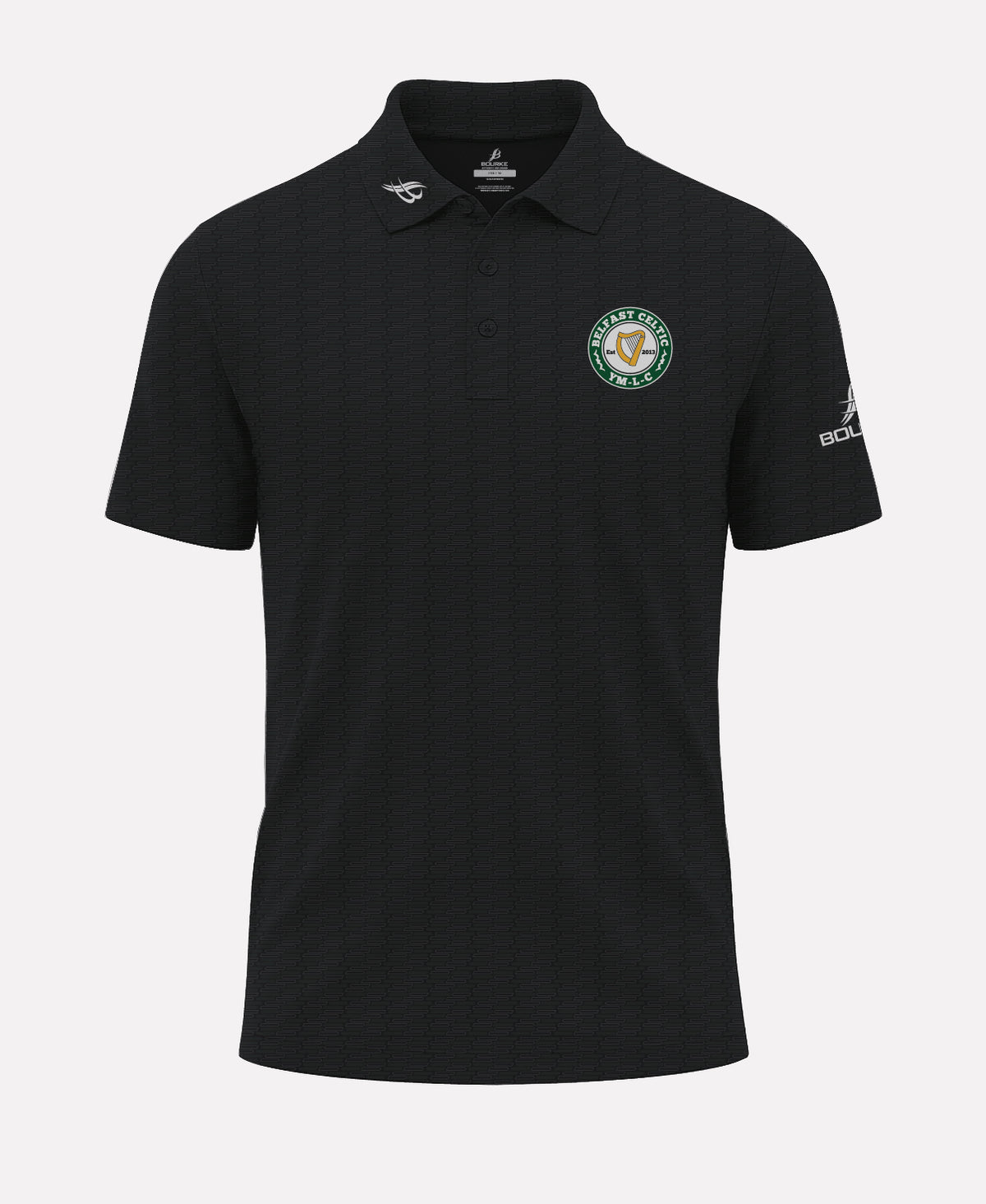 Belfast Celtic SORA Polo Shirt (Black)