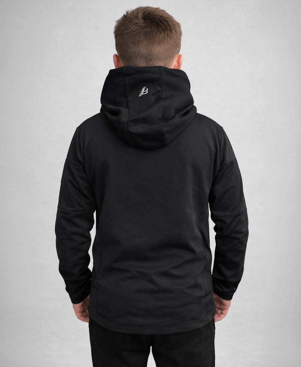 TEASRA Kids Half Zip Hoodie (Black)