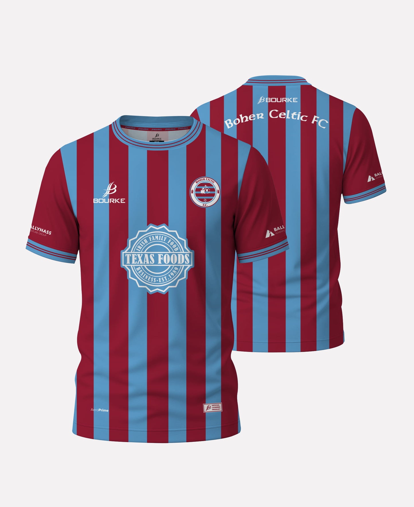Boher Celtic FC Jersey 2026 (Maroon/Sky)
