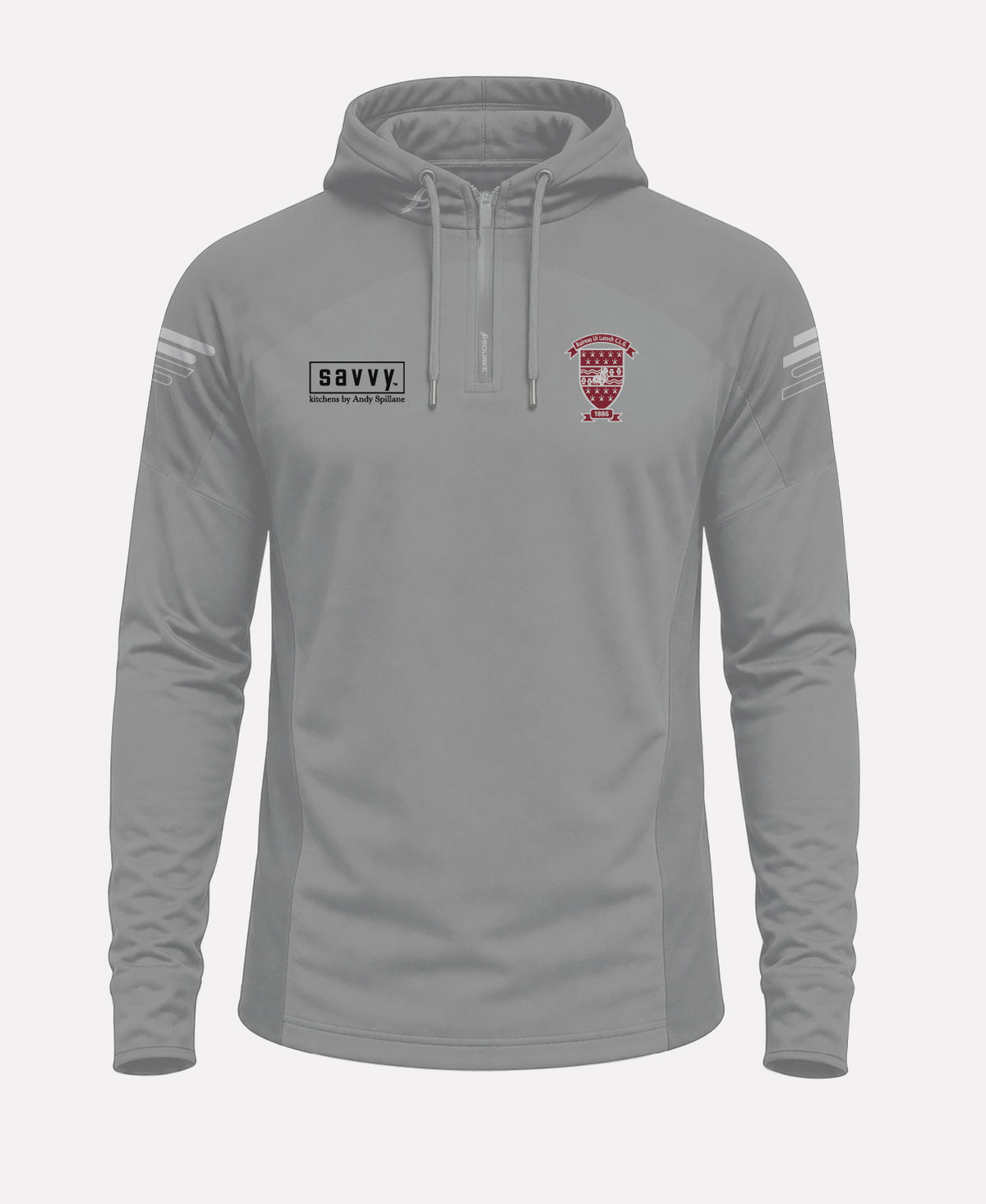 Borris-Ileigh GAA SORA Half Zip Hoodie (Grey)