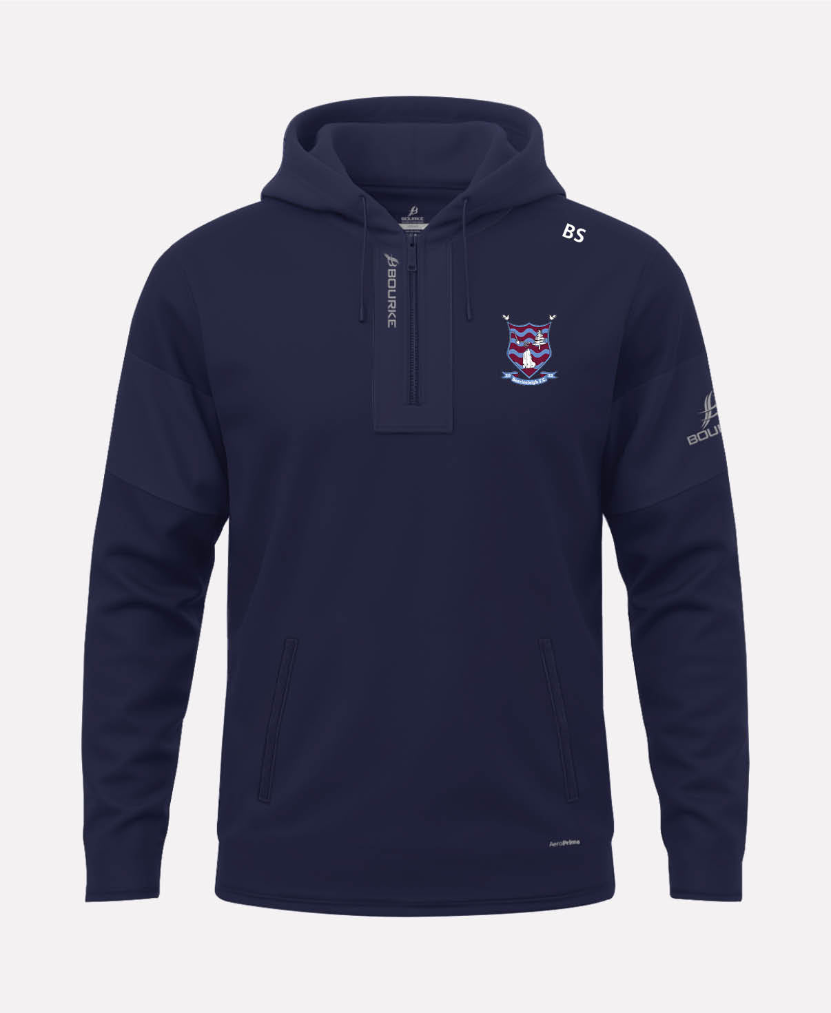 Borrisoleigh FC TEASRA Half Zip Hoodie (Navy)