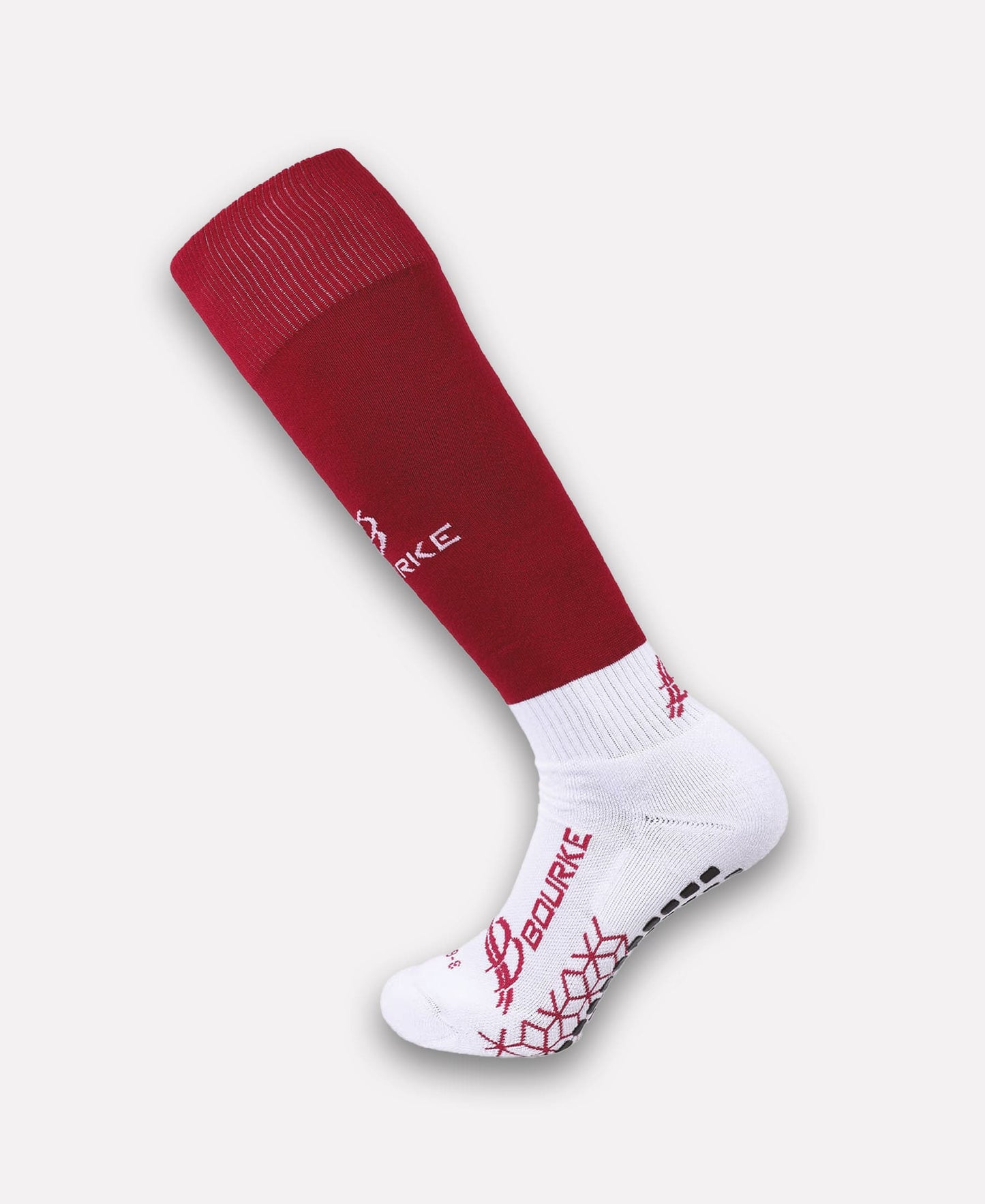 Borrisoleigh FC Miniz XL Socks (Maroon/White)