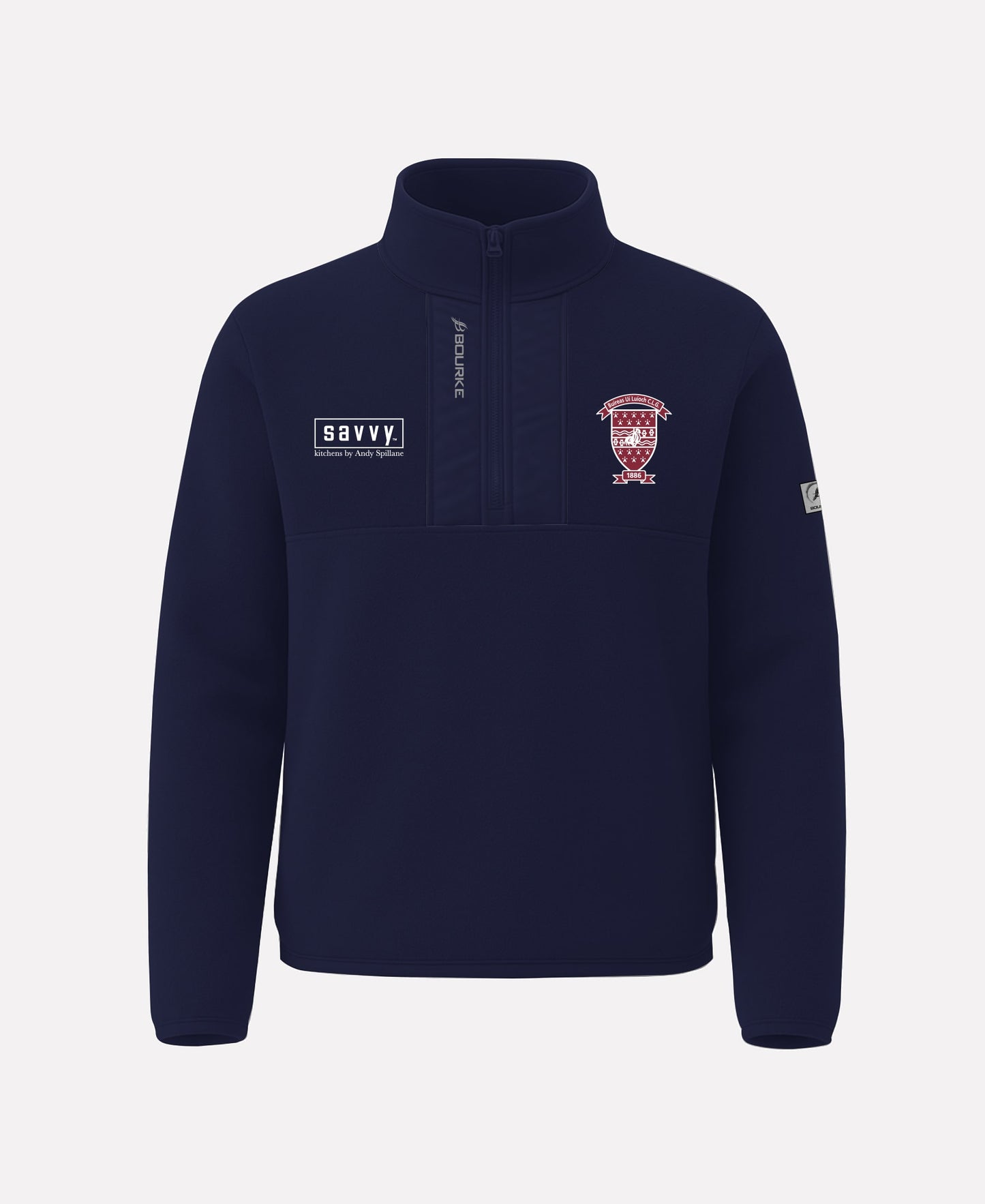 Borris-Ileigh GAA TEASRA Half Zip Fleece (Navy)