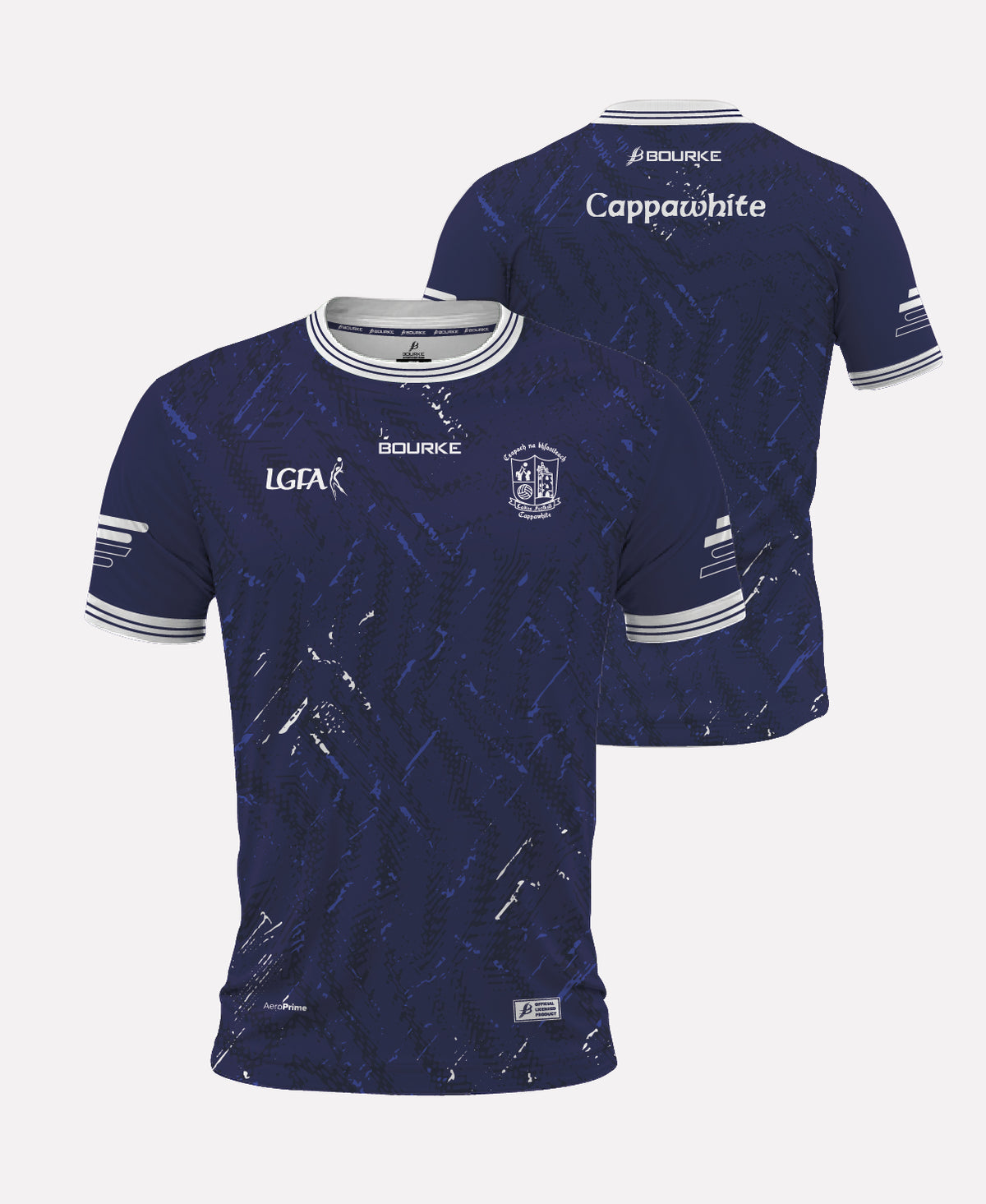 Cappawhite LGFA Training Jersey (Navy/White/Blue)