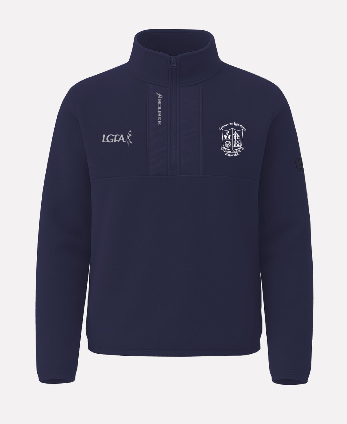 Cappawhite LGFA TEASRA Half Zip Fleece (Navy)