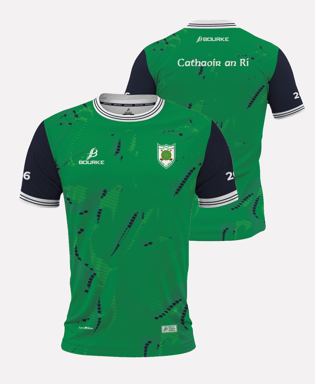 Carey Faughs Training Jersey 26/27 (Green/Navy/White)