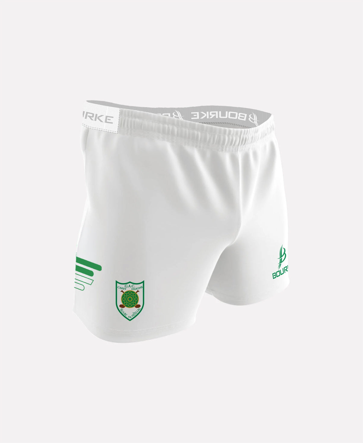 Carey Faughs Flex Shorts (White/Green)