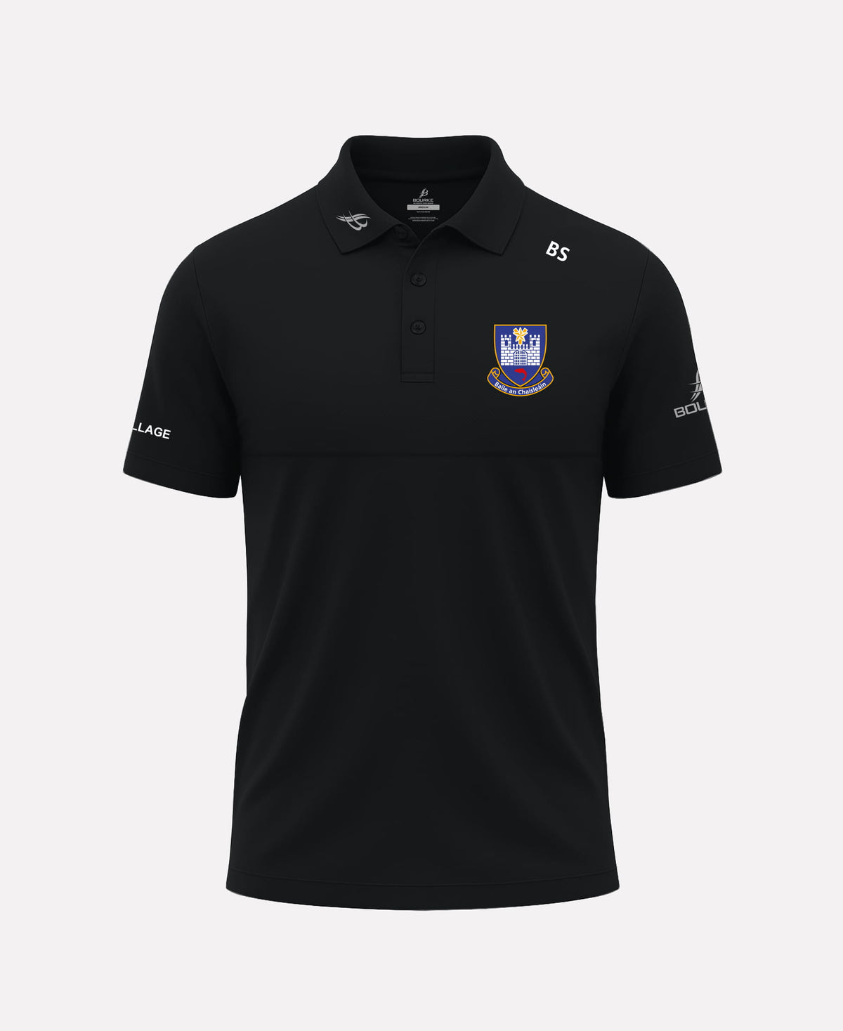 Castletown GAA FORTIS Polo Shirt (Black)