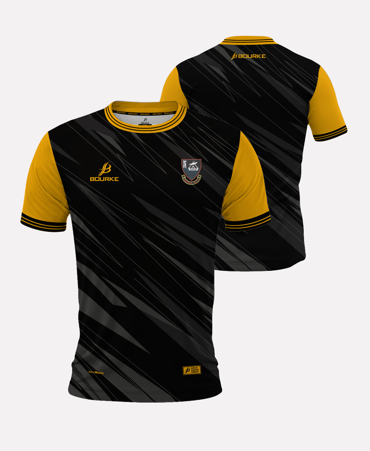 Youghal RFC Training Jersey (Black/Amber)