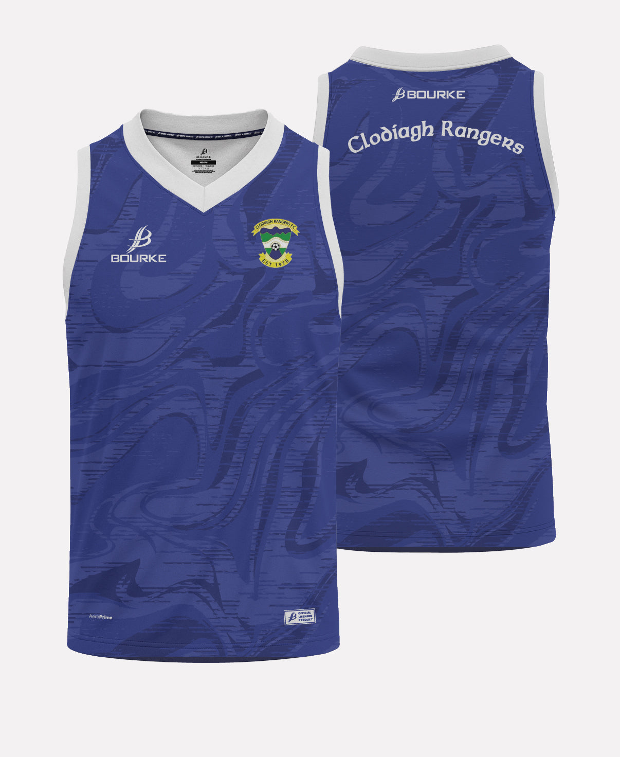 Clodiagh Rangers FC Singlet 2025/26 (Blue/White)