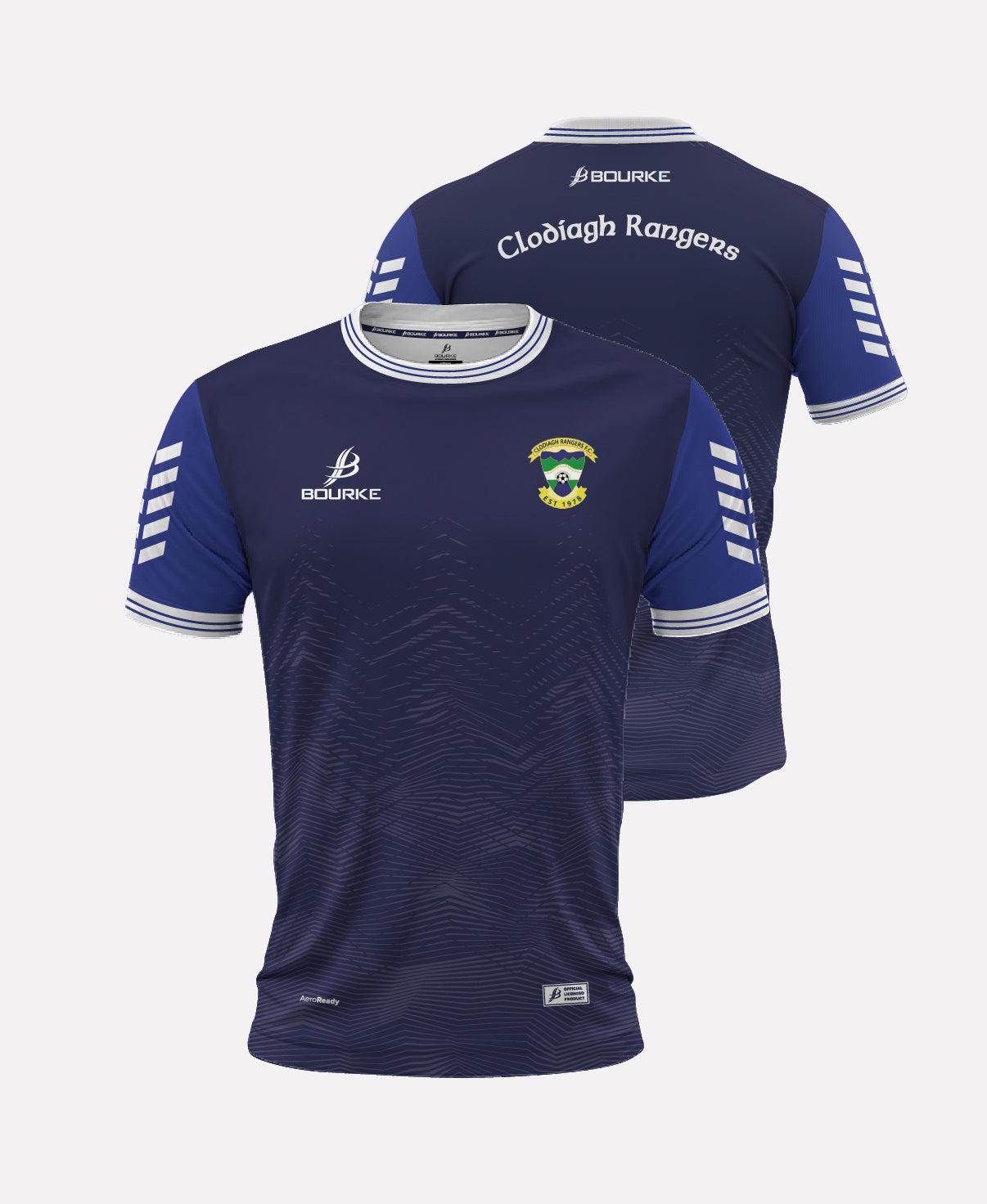 Clodiagh Rangers FC Training Jersey 2025/26 (Navy/Blue/White)