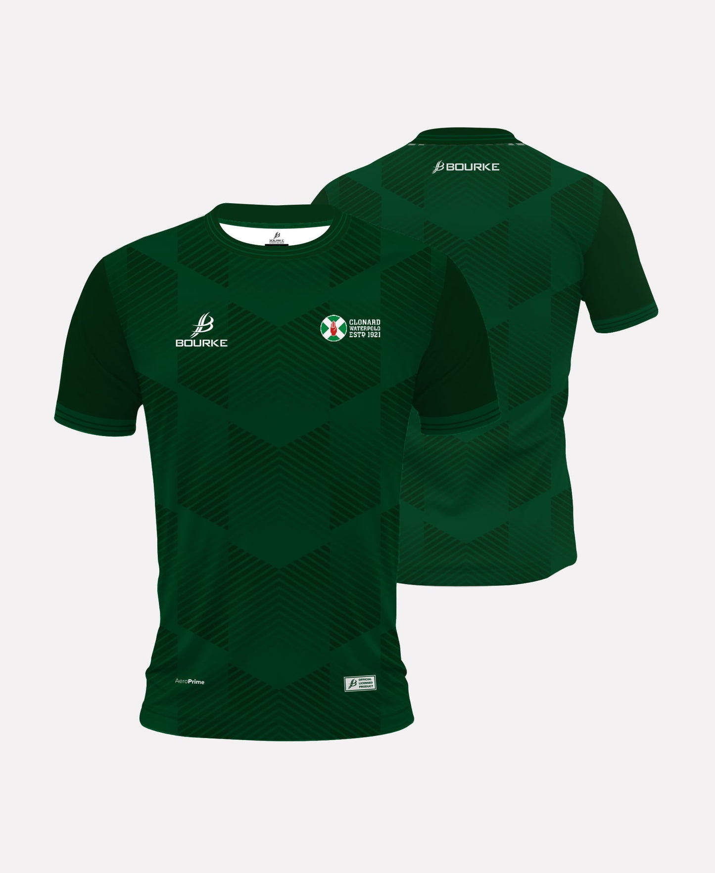 Clonard Waterpolo Ladies Jersey (Green/Black/White)