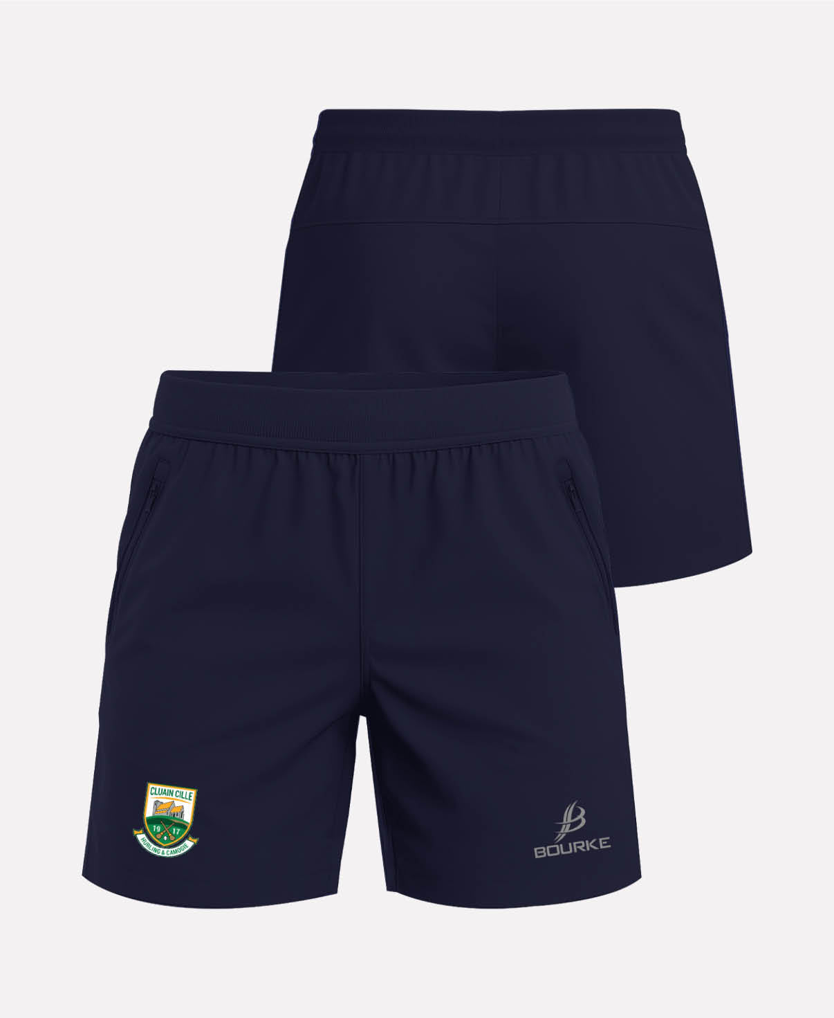 Clonkill Camogie FORTIS Gym Shorts (Navy)