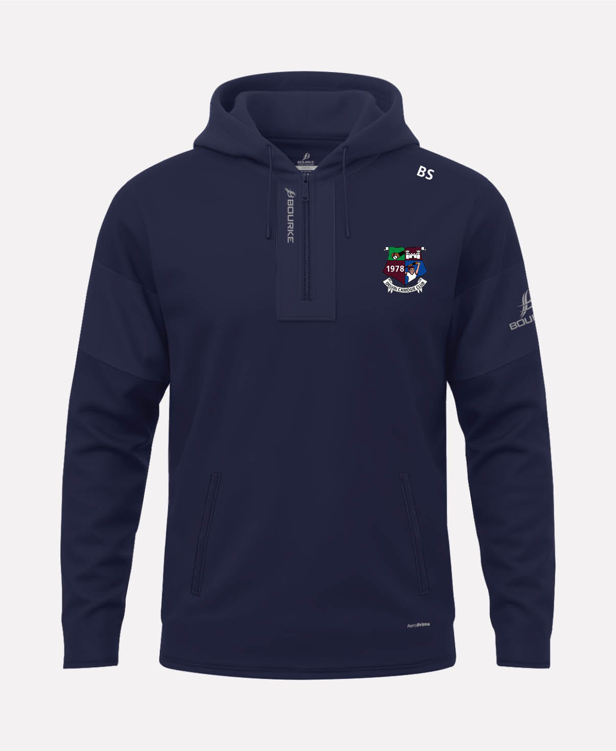 Delvin Camogie TEASRA Half Zip Hoodie (Navy)