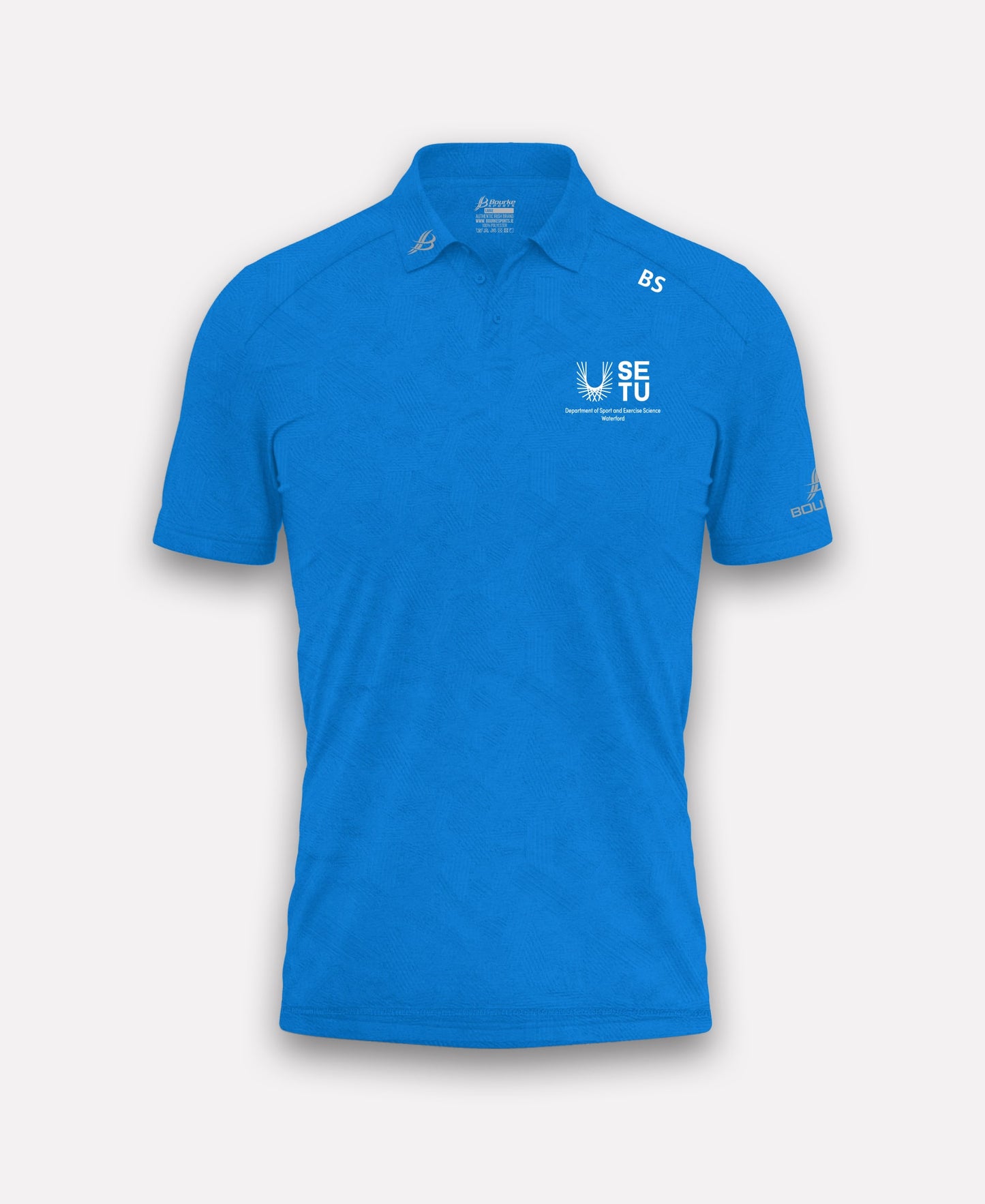 Department of Sport and Exercise Science SETU BARR Polo Shirt (Blue)