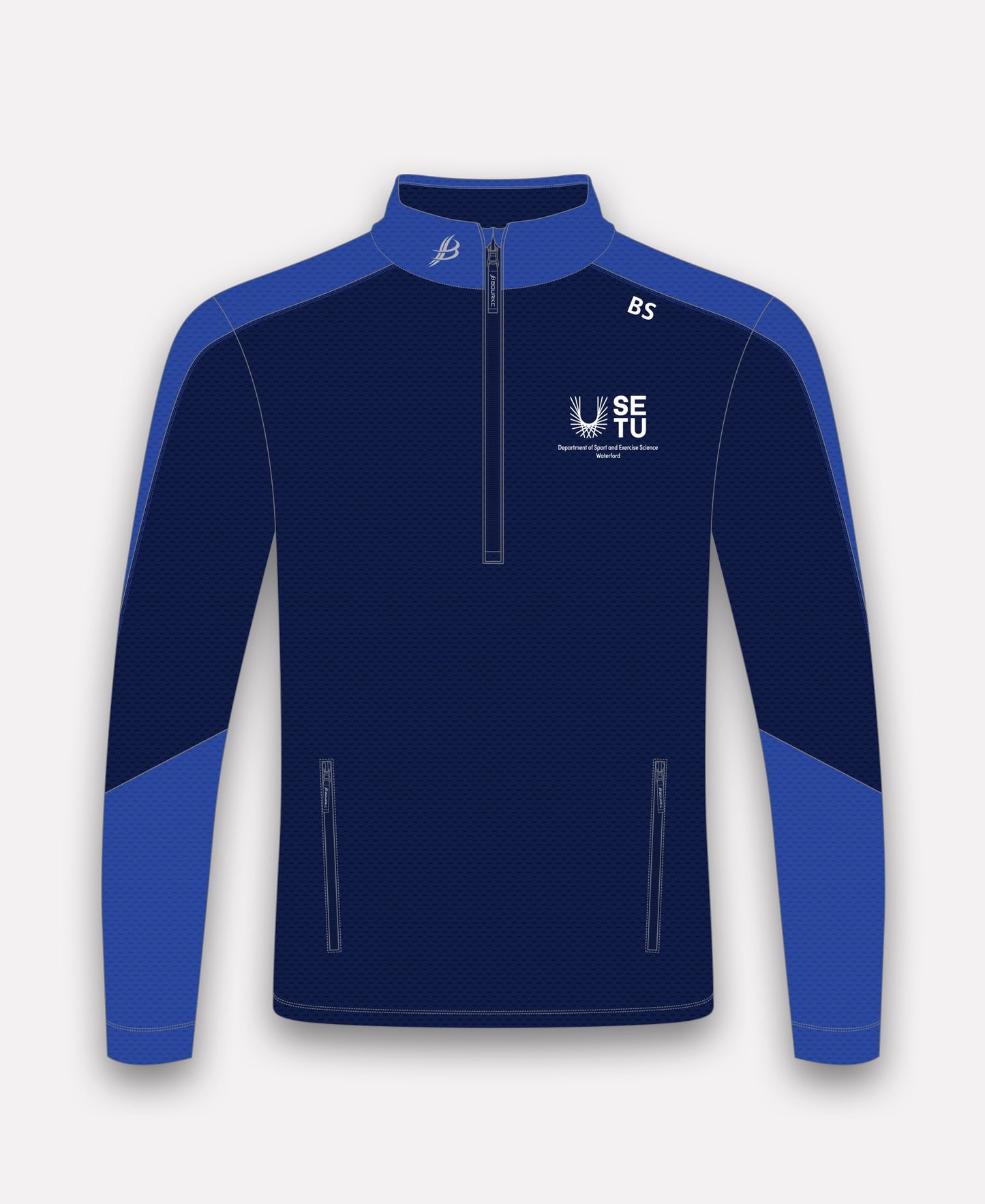 Department of Sport and Exercise Science SETU Croga Half Zip (Blue/Navy)