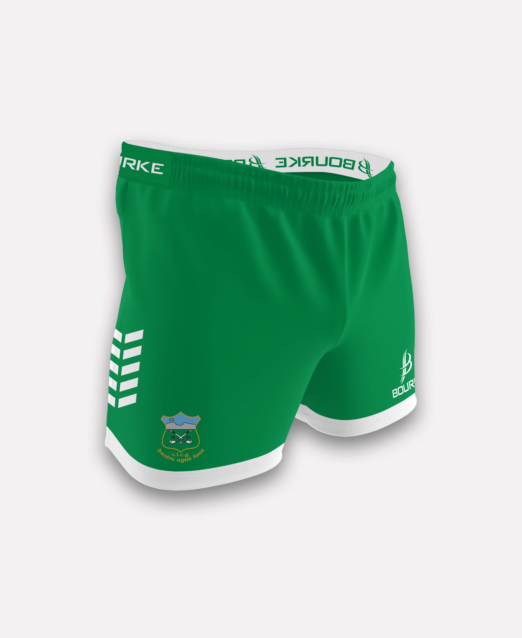 Drom & Inch GAA Flex Chevron Shorts (Green)