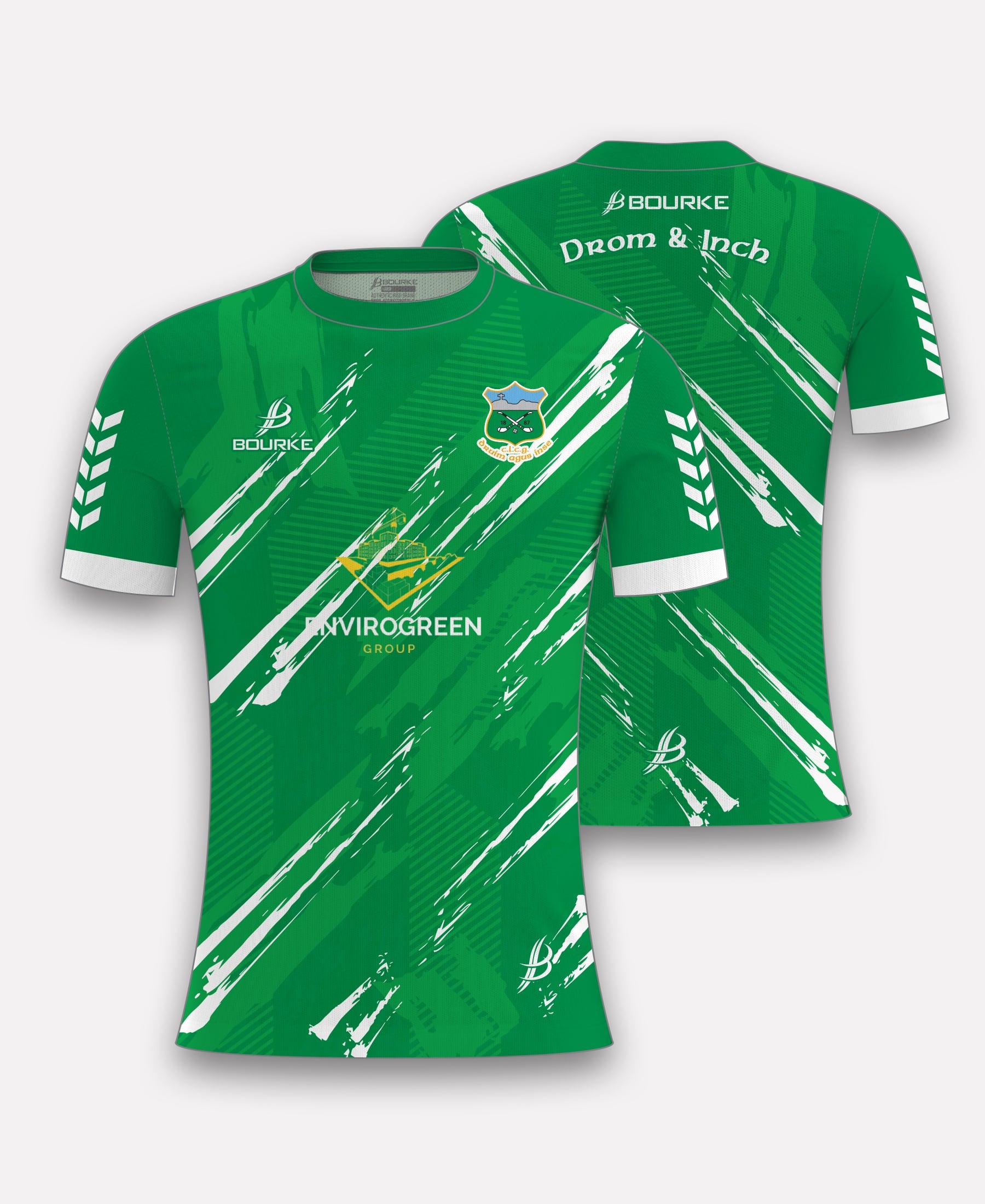 Drom & Inch GAA Training Jersey (Green)