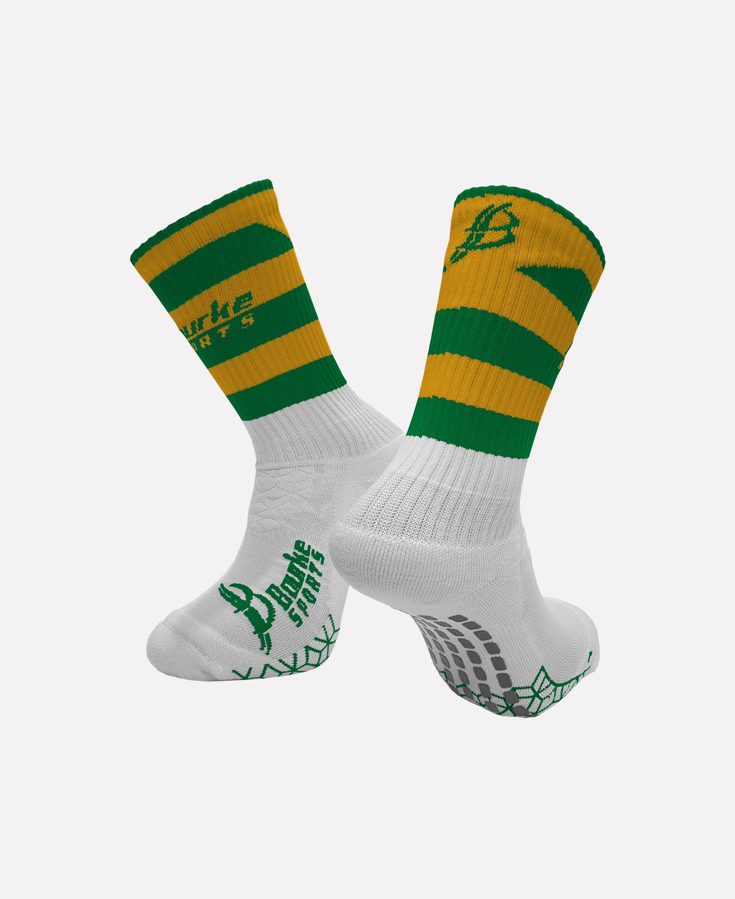 Dunloy Cuchullains Miniz Hoop Socks (Green/Amber)