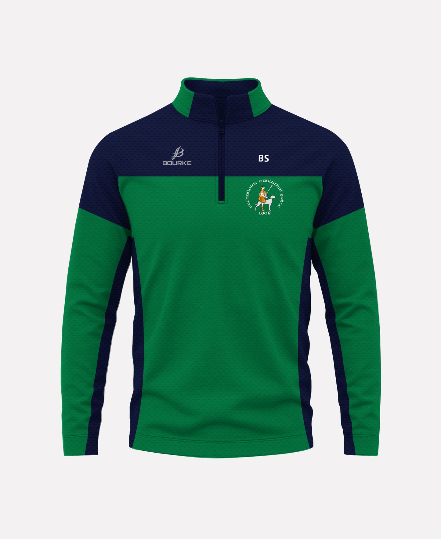 Dunloy Cuchullains TACA Half Zip (Navy/Green)