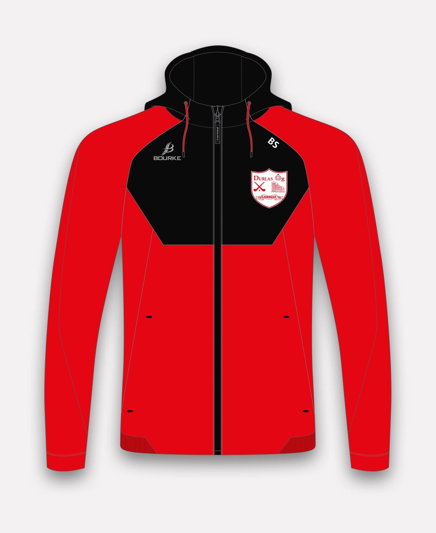 Durlas Og BARR Hoody (Black/Red)
