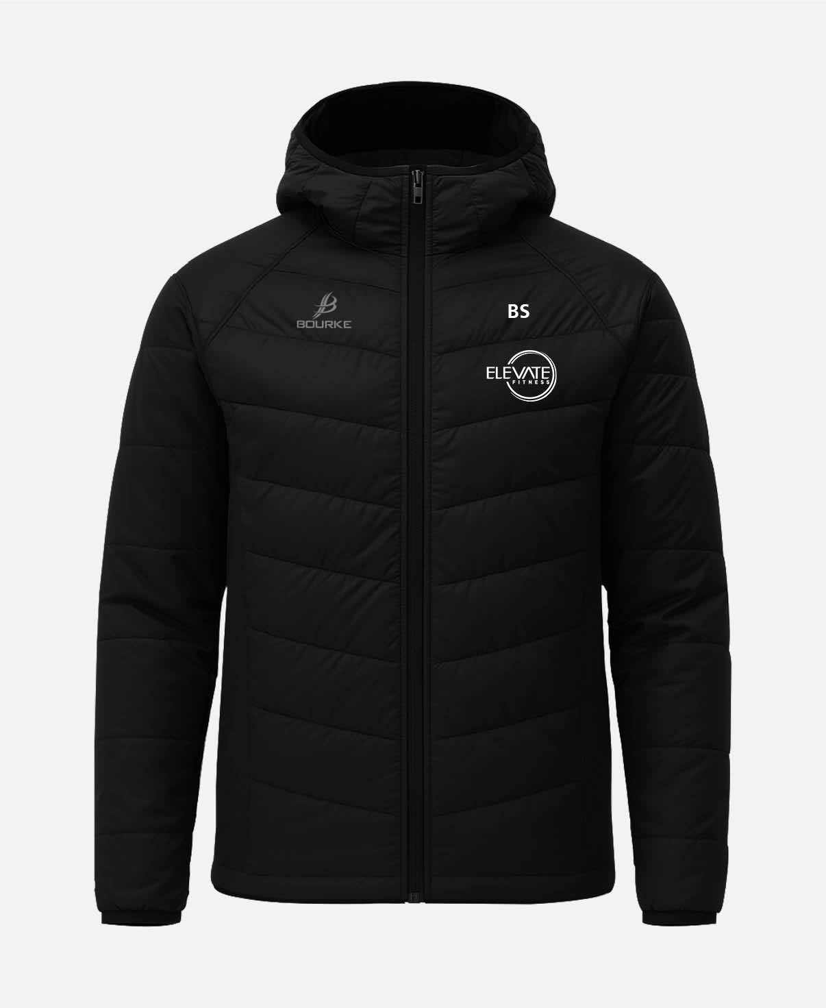 Elevate Fitness FORTIS Hooded Jacket (Black)