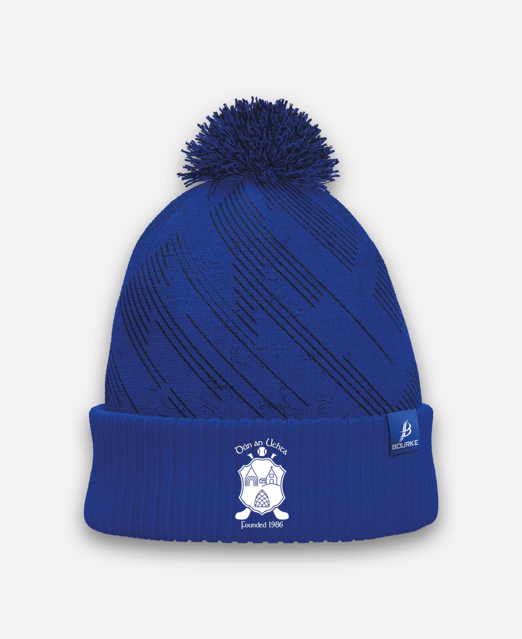 Eyrecourt Camogie BARR Bobble Hat (Navy/Blue)