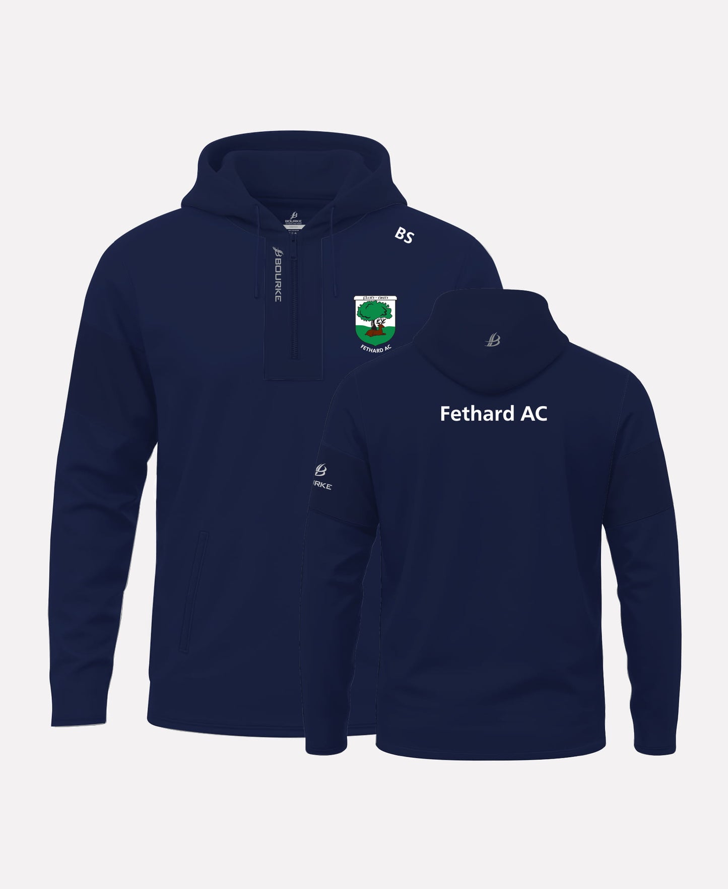 Fethard AC TEASRA Half Zip Hoodie (Navy)