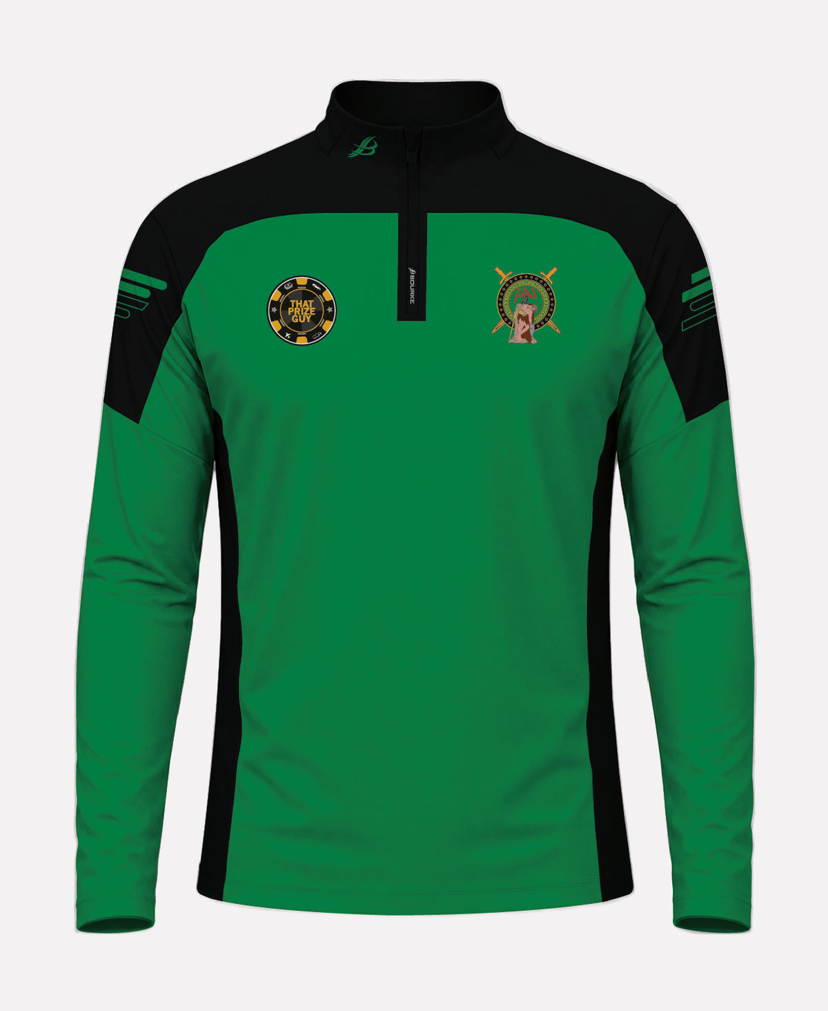 Fight Academy Ireland SORA Half Zip (Black/Green)