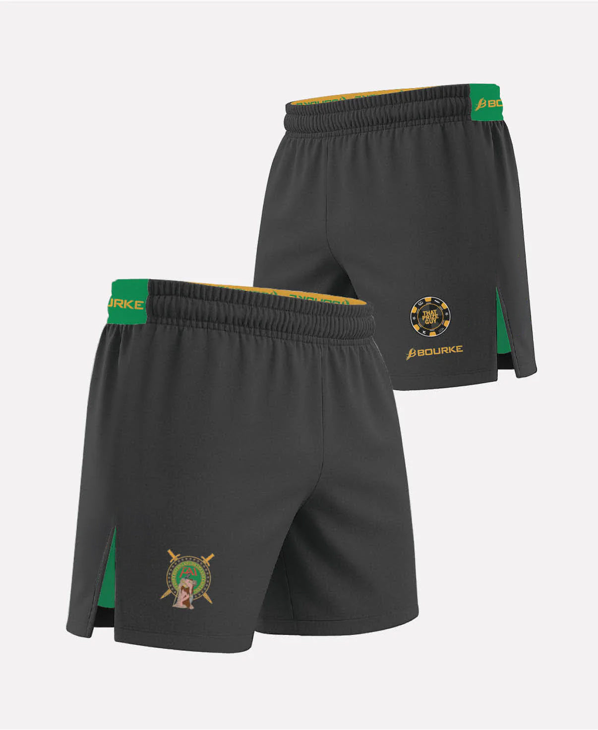 Fight Academy Ireland MMA Shorts 2025/26 (Black/Green)