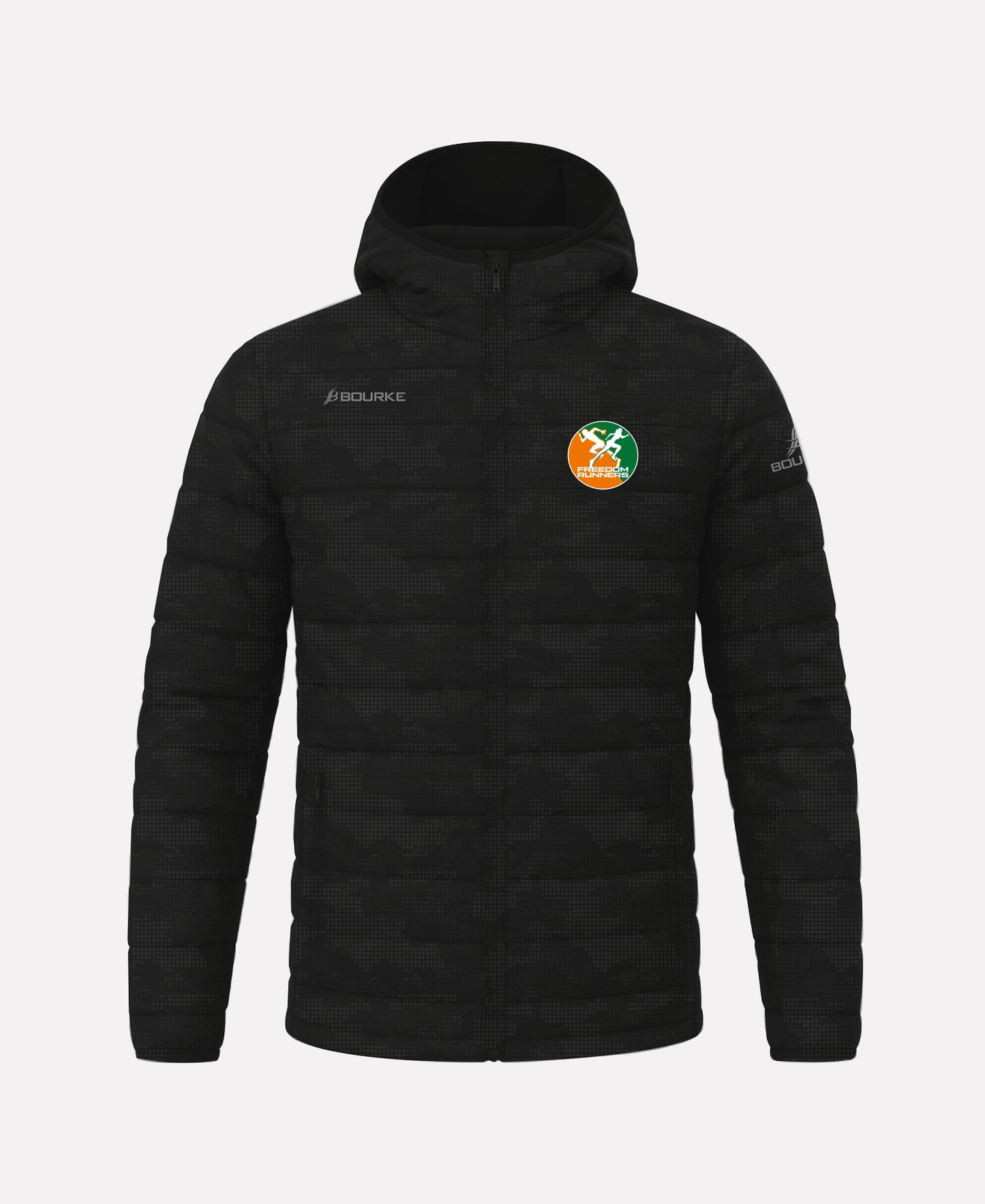 Freedom Runners Reflective Camo Jacket (Black)