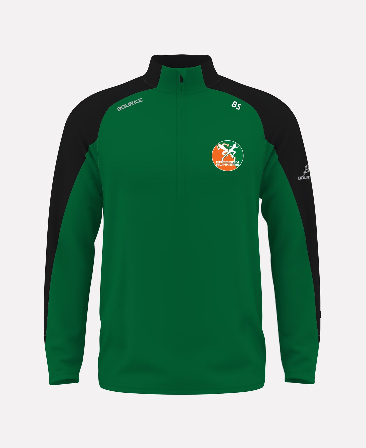 Freedom Runners FORTIS Half Zip (Green/Black)
