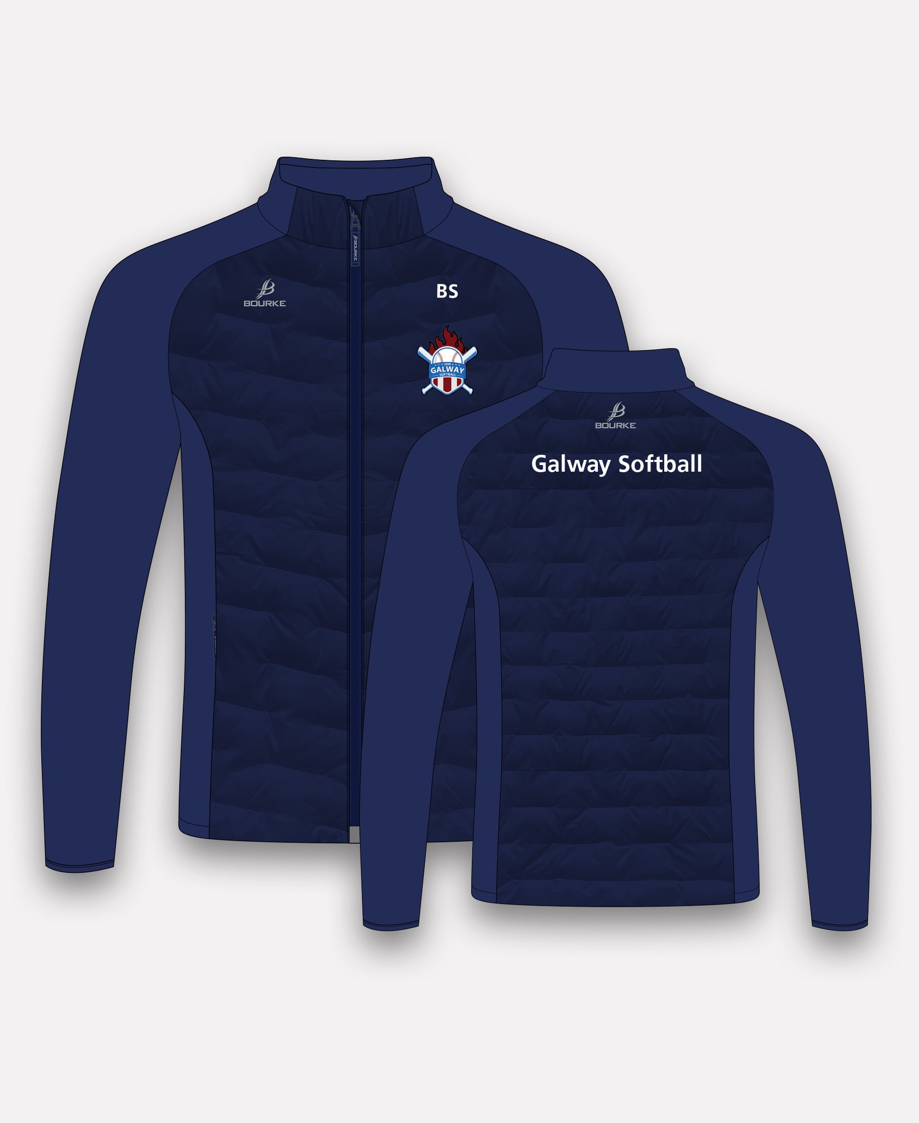 Galway Softball Croga Hybrid Jacket (Navy)