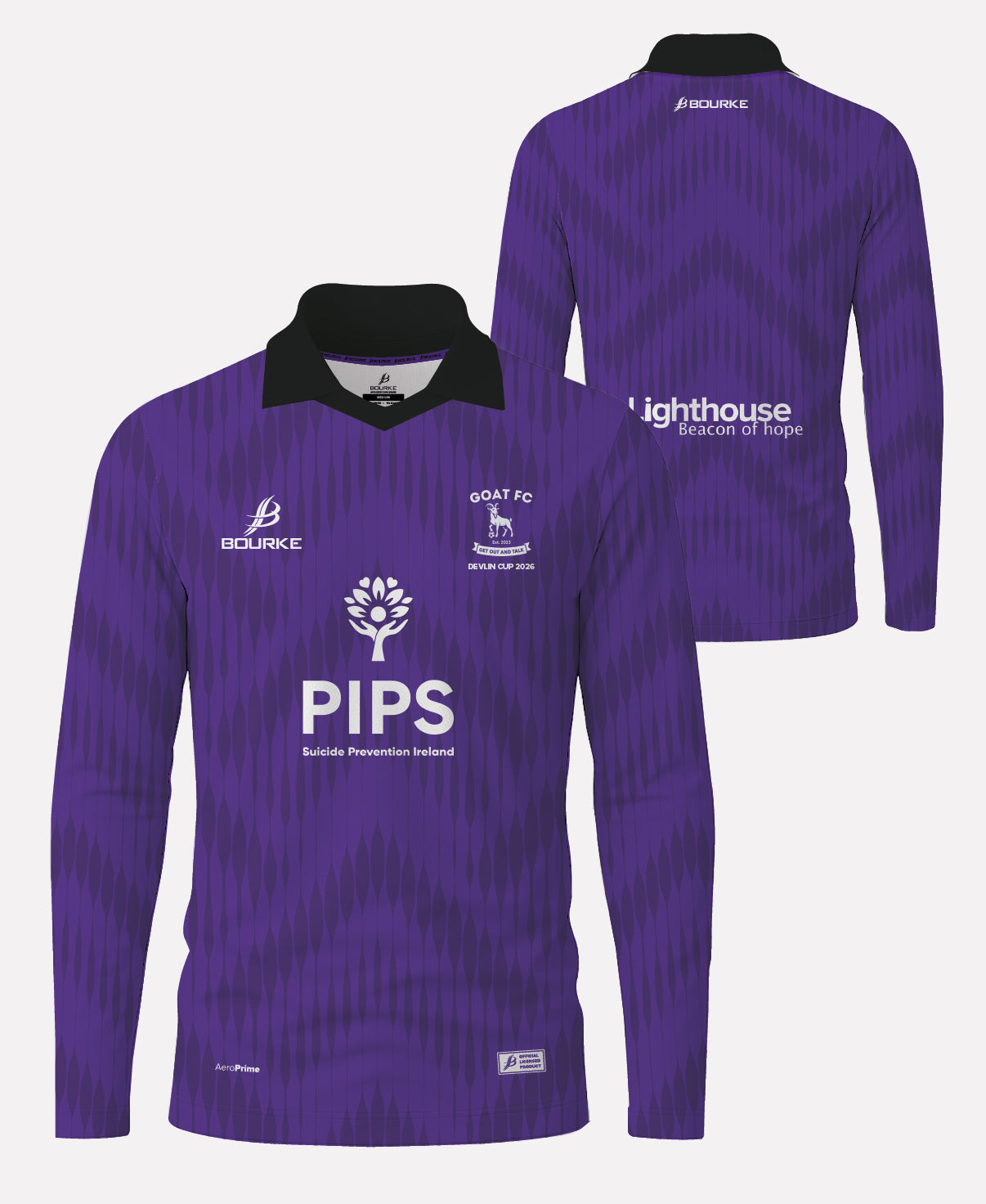 Get Out And Talk FC AWAY Goalkeeper Jersey (Purple)