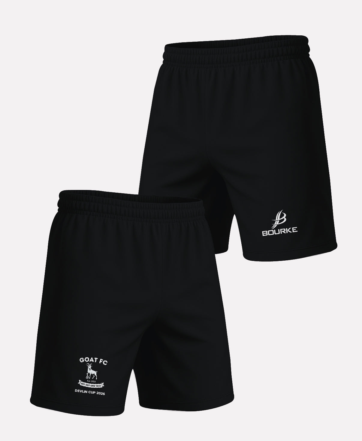 Get Out And Talk FC Shorts (Black)