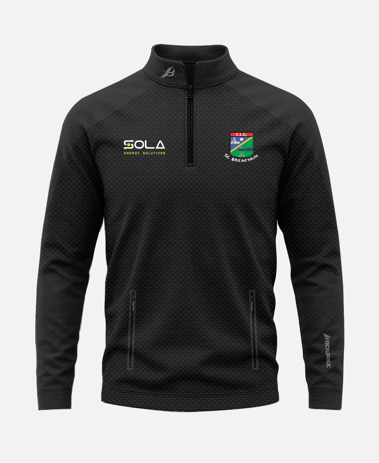 JK Brackens GAA Croga Half Zip (Black)
