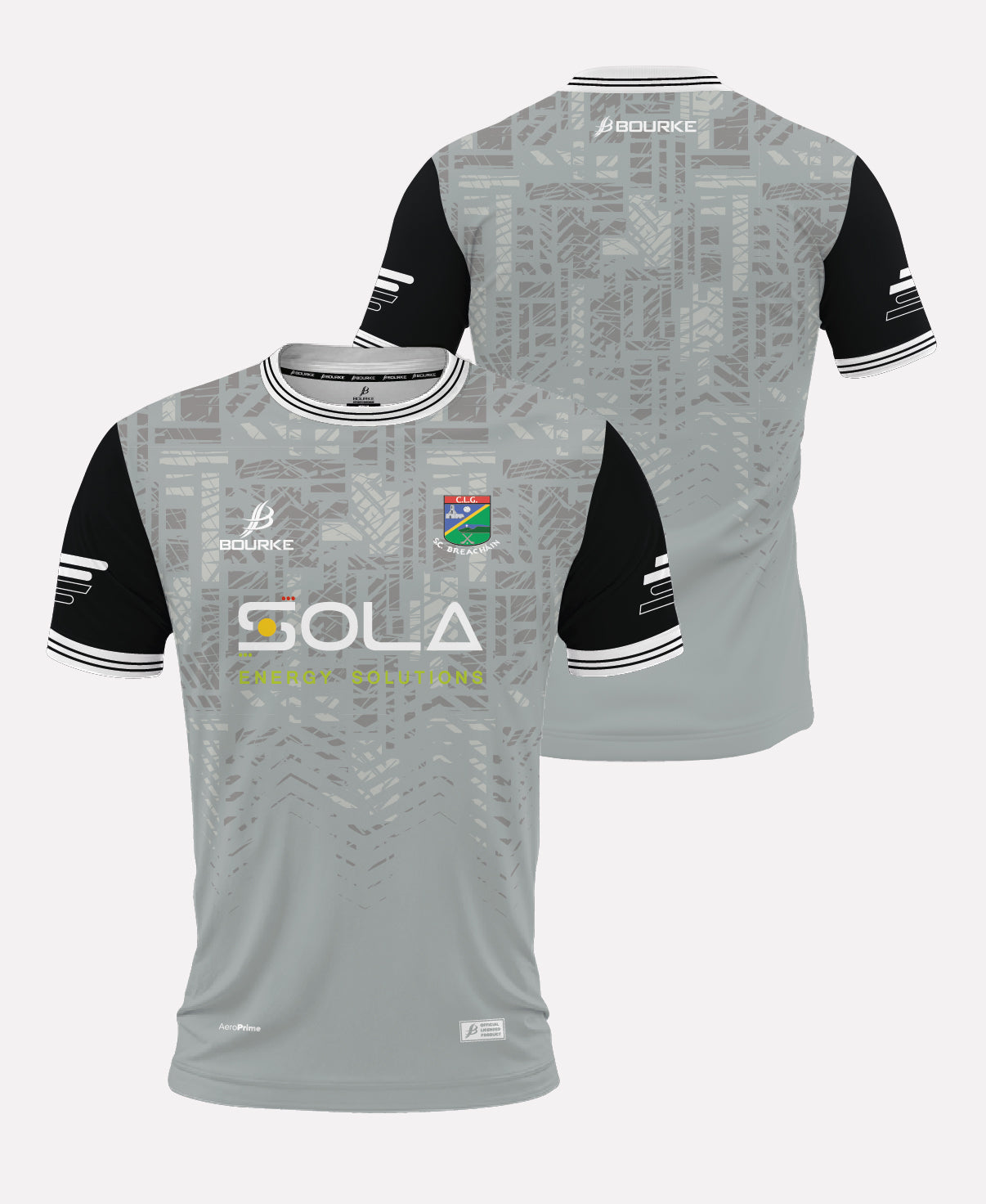 JK Brackens GAA Jersey (Grey/Black/White)