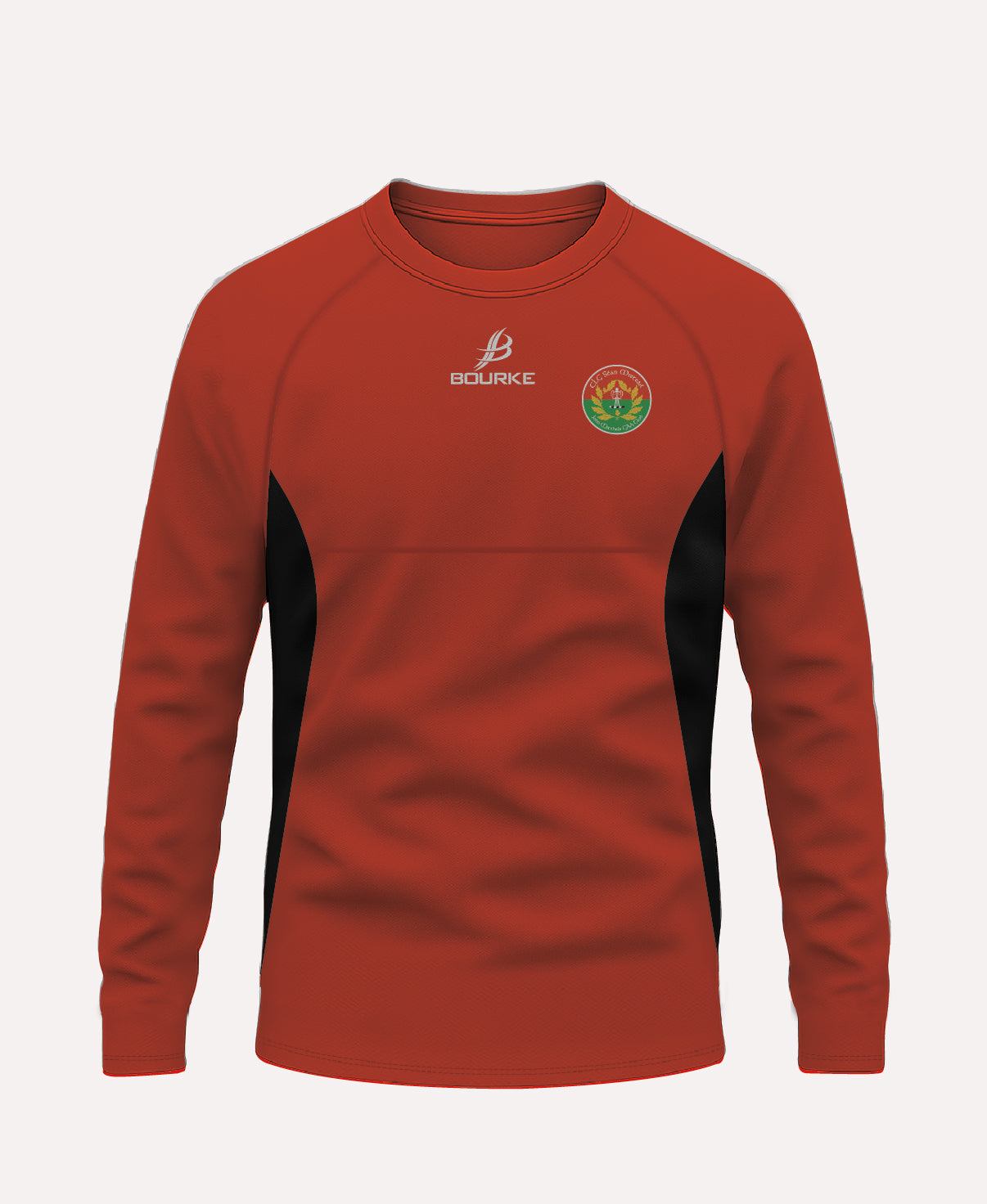 John Mitchels GAA BARR Crew Neck (Red/Black)