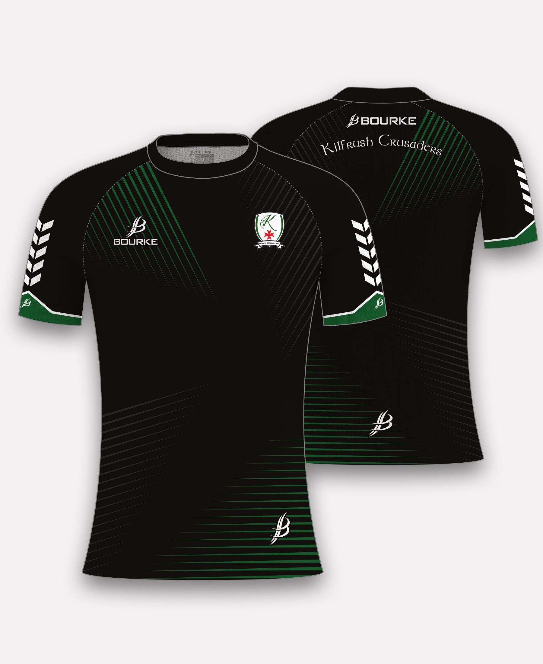 Kilfrush Crusaders FC Training Jersey (Black/Green)