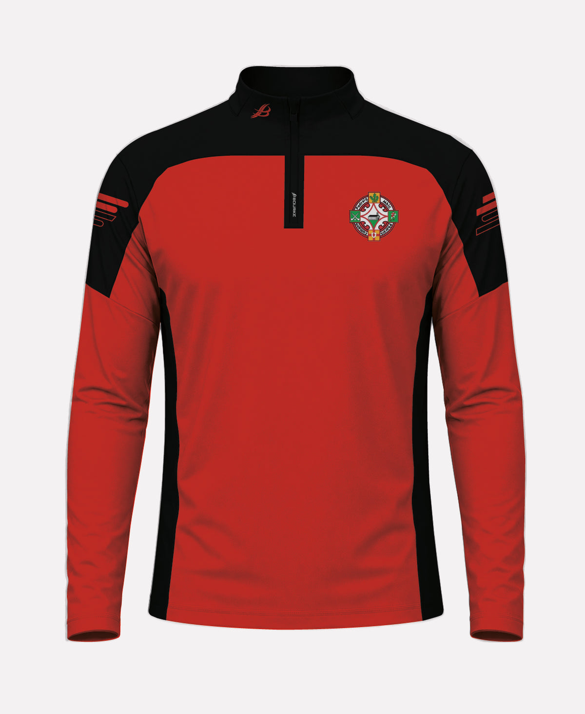 Kilrea Camogie SORA Half Zip (Black/Red)